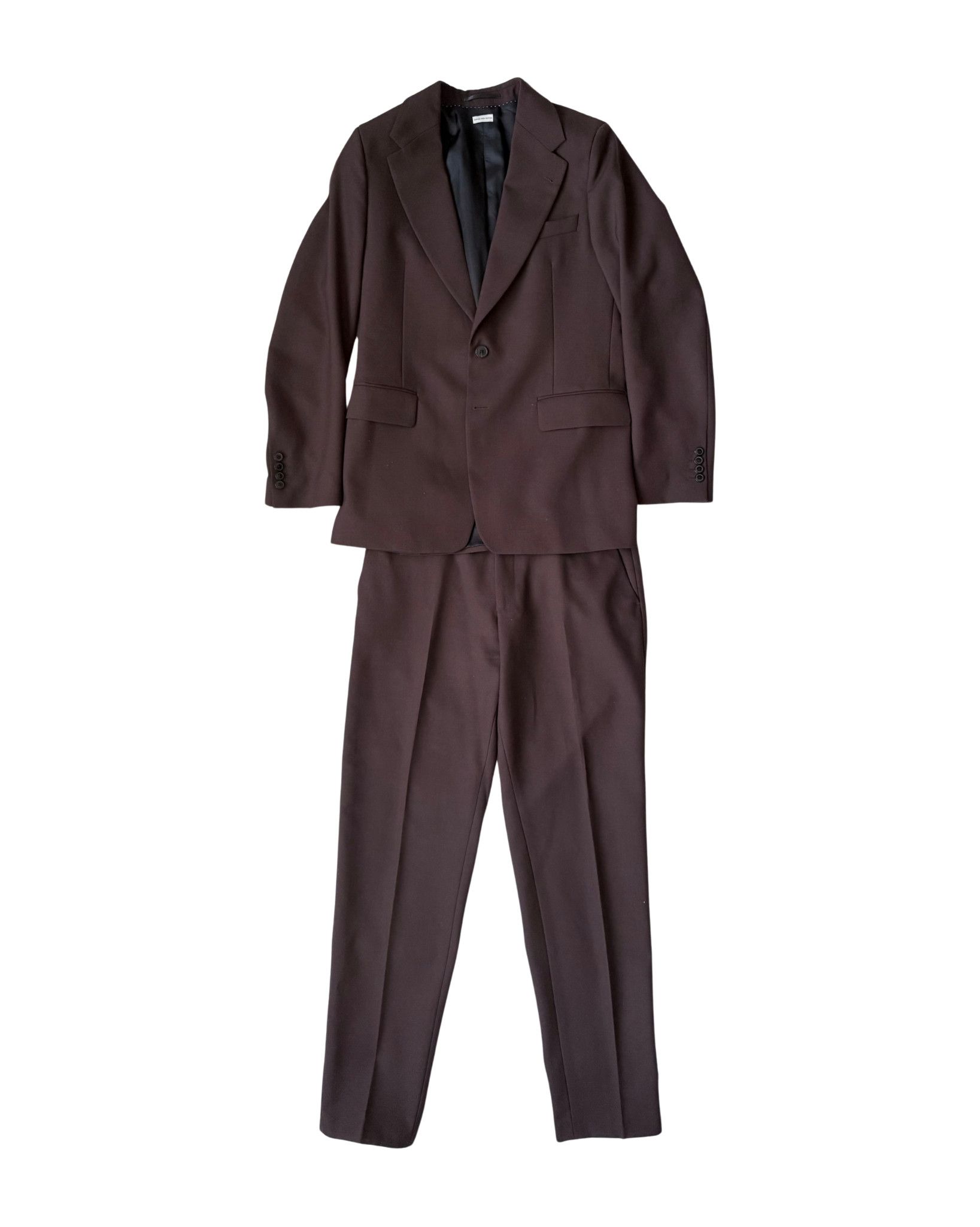 Dries Van Noten Dries van Noten Wine Red Suit Size 48R - 3 Thumbnail