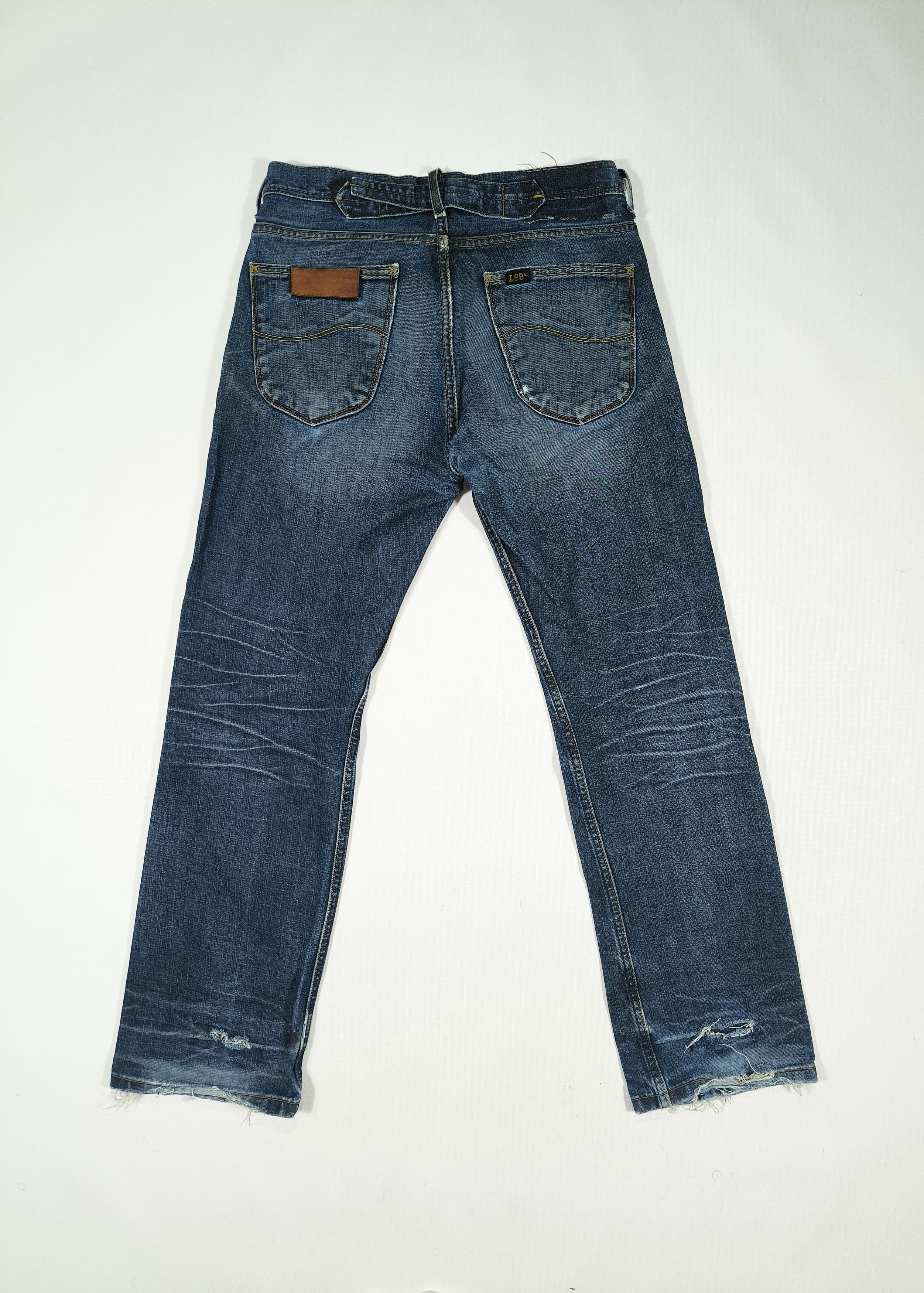 Lee Lee 101B Distressed Selvedge Denim Jeans Size W32 L32 Size US 32 / EU 48 - 9 Thumbnail