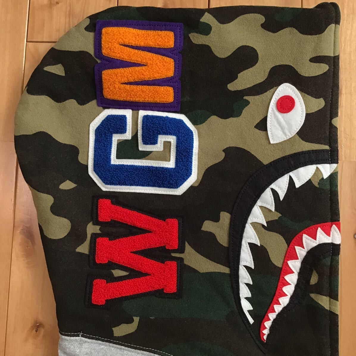 Bape × Nigo BAPE Woodland camo shark full zip hoodie a bathing ape NIGO Size US M / EU 48-50 / 2 - 4 Thumbnail