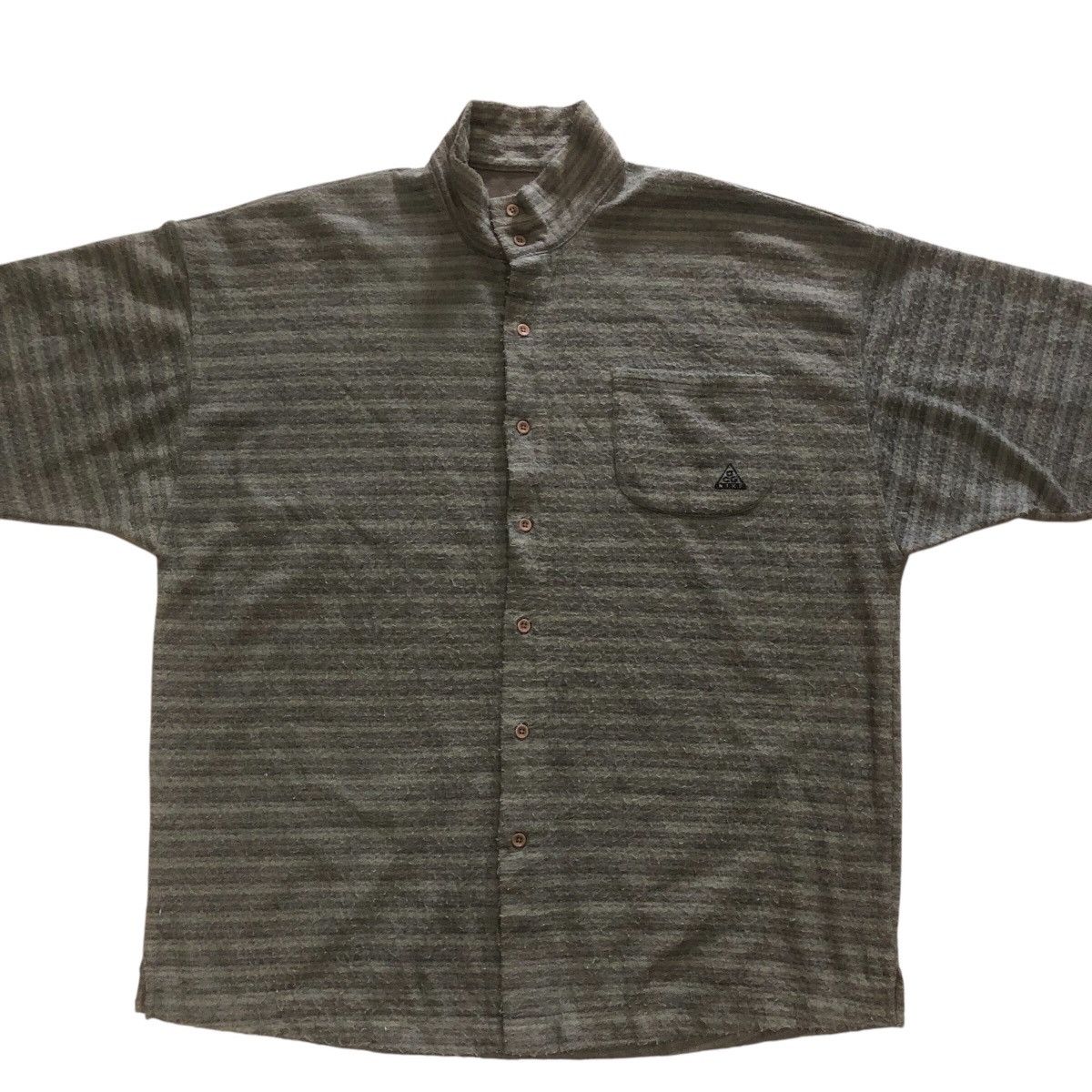 Nike × Nike ACG Nike ACG Stripe Button Wool Shirt Size US L / EU 52-54 / 3 - 2 Thumbnail