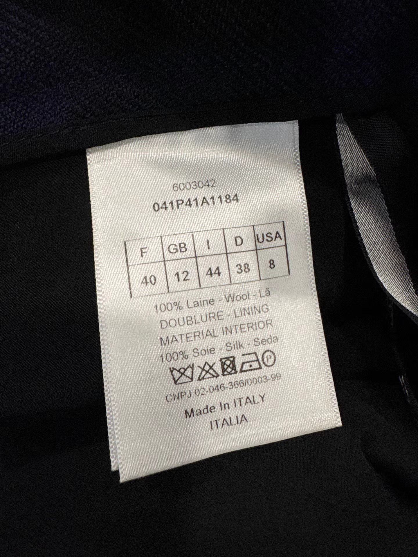 Dior Blue Checkered Cropped Casual Pants Size US 40 / EU 56 - 4 Thumbnail