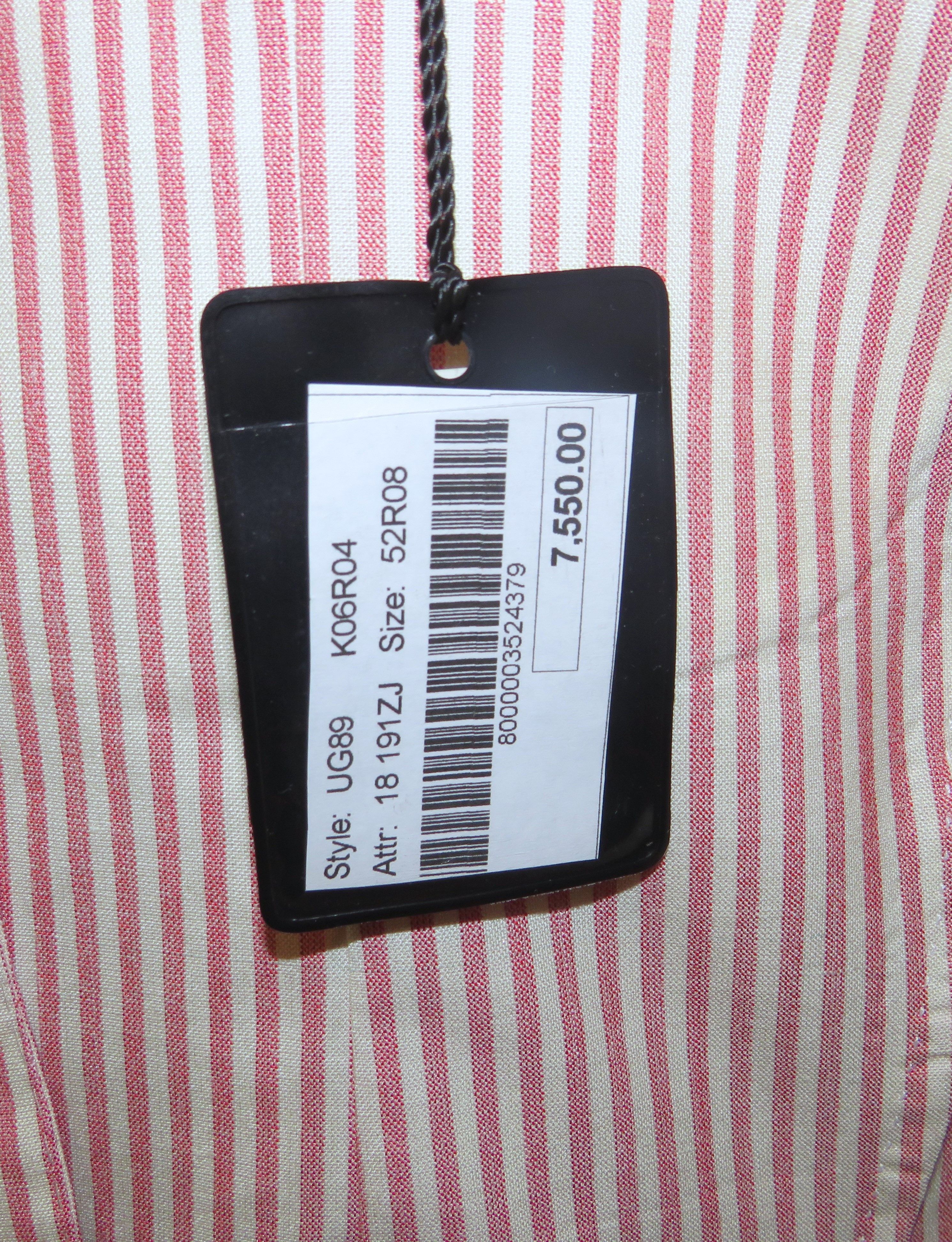Kiton Cashmere Blend White Red Stripe Three/Two Blazer 44R NWT Size 44R - 18 Thumbnail