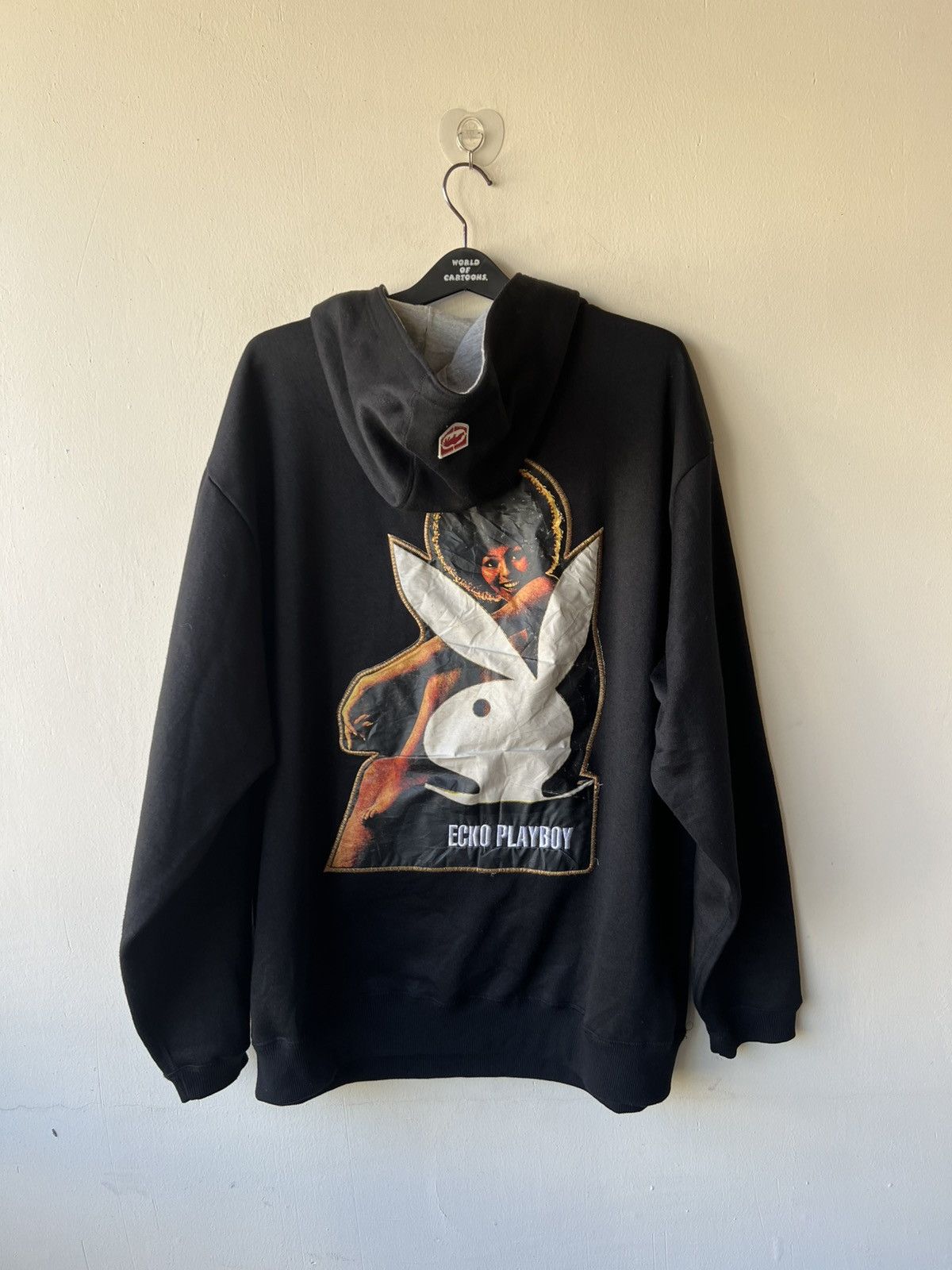 Ecko Unltd. SUPER RARE!! 90s Ecko X Playboy Big Logo Hoodie Size XXL Size US XXL / EU 58 / 5 - 9 Thumbnail