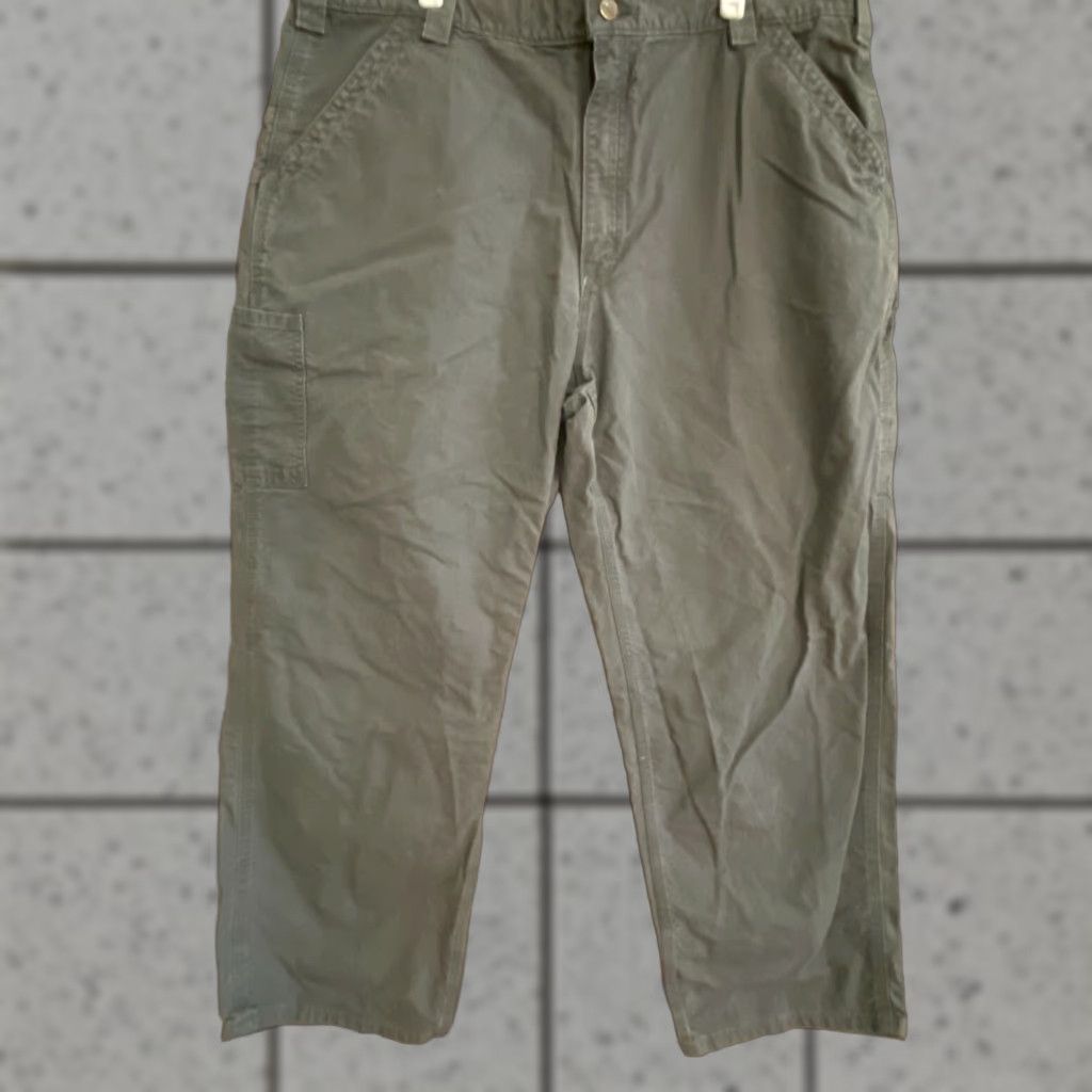 Carhartt CARHARTT MEN'S 42 X 30 Gray ORIGINAL DUNGAREE FIT CARPENTER PANTS Jeans Pants Mens Size 42 Grey Carpenter Pockets 30 Inseam Size US 42 / EU 58 - 1 Thumbnail