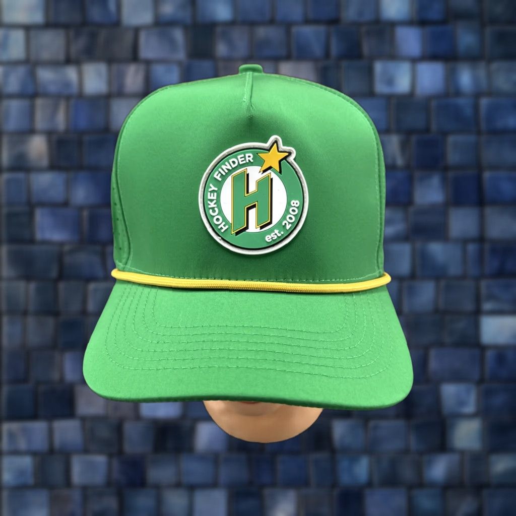 Vintage Natty Hockey Hat SnapBack Green Hat Cap Vented Adjustable Varsity Baseball Cap Hat, One Size, Men Size ONE SIZE - 1 Thumbnail