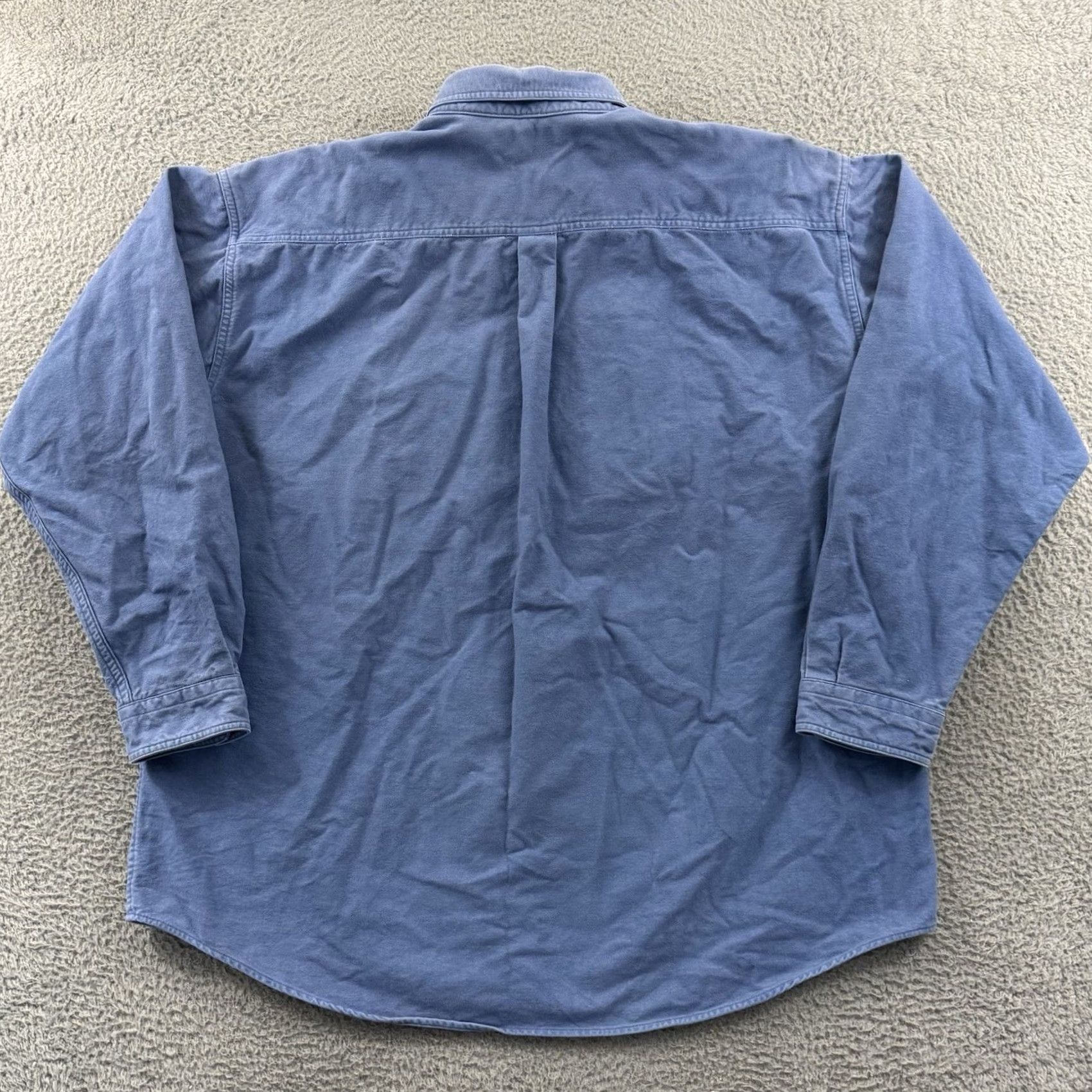 Vintage VINTAGE LL Bean Shirt Mens 2XL Tall Blue Button Chamois Flannel 90s Hunting USA Size US XXL / EU 58 / 5 - 7 Thumbnail