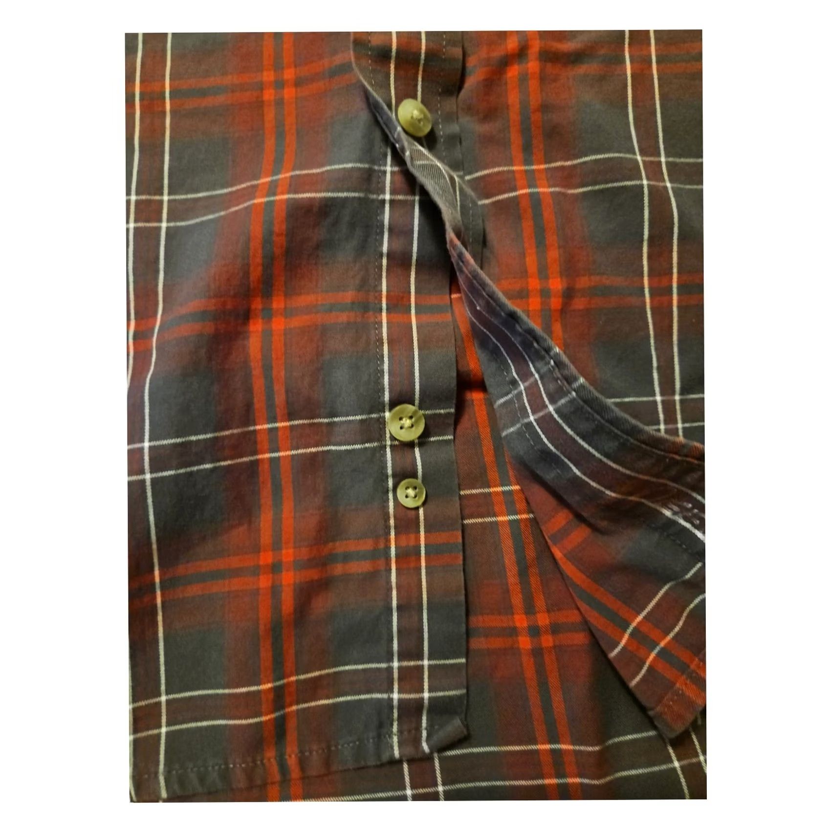 Wrangler VINTAGE Wrangler George Strait Button Down Shirt Large Men's Red Plaid Western Cowboy Size US L / EU 52-54 / 3 - 7 Thumbnail