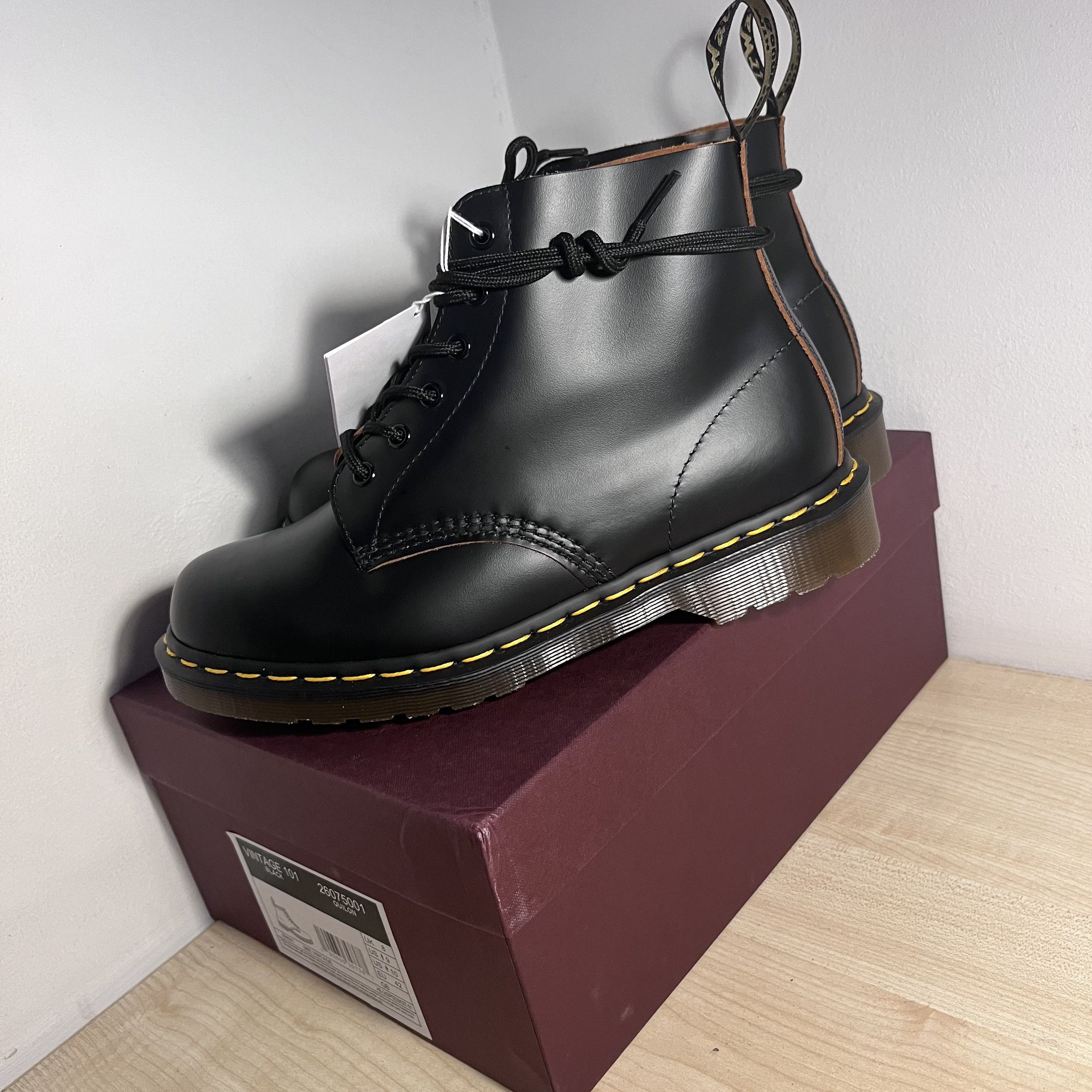 Dr. Martens × Goodhood 101 GOODHOOD SMOOTH LEATHER ANKLE BOOTS