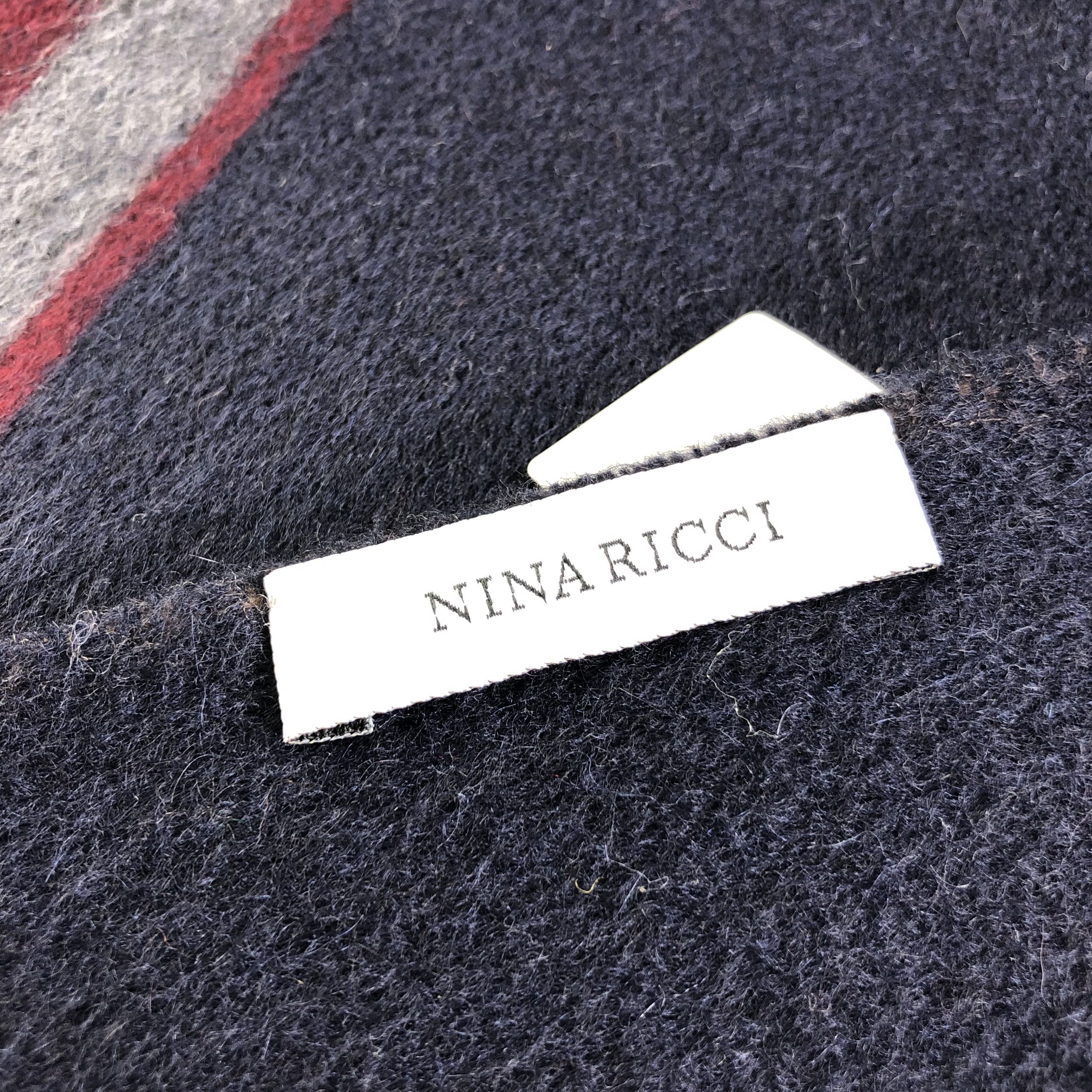 Nina Ricci Nina Ricci Cashmere Scarf Muffler V1904 Size ONE SIZE - 5 Thumbnail