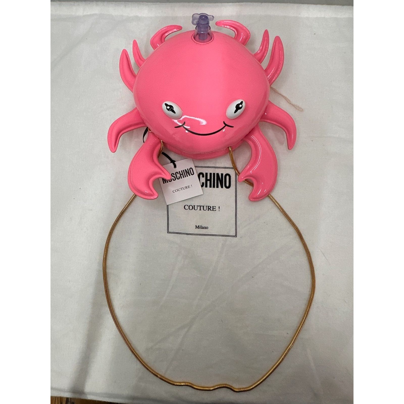 Moschino SS23 Moschino Couture Jeremy Scott Crab Patent Leather Bag Size ONE SIZE - 5 Thumbnail