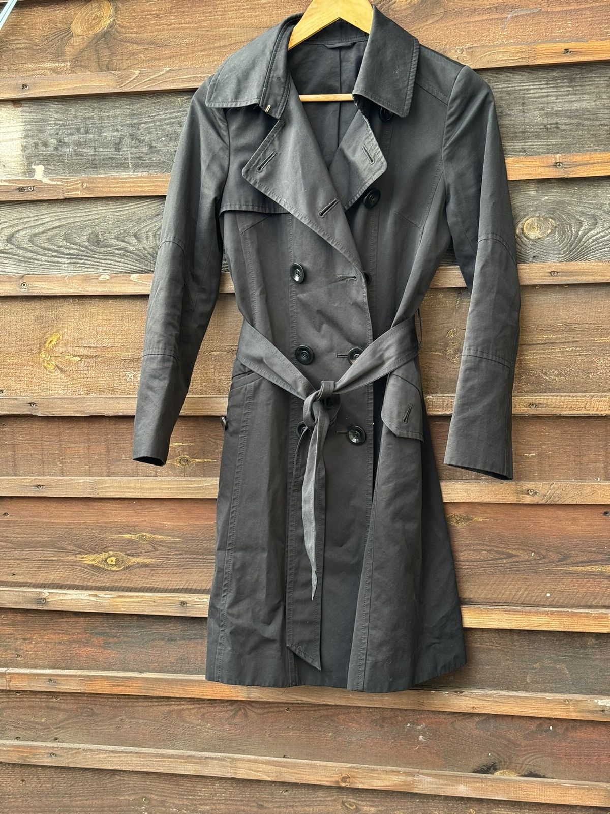 If Six Was Nine Made in Japan Manouqua black belt trench coat Size XS / US 0-2 / IT 36-38 - 4 Thumbnail