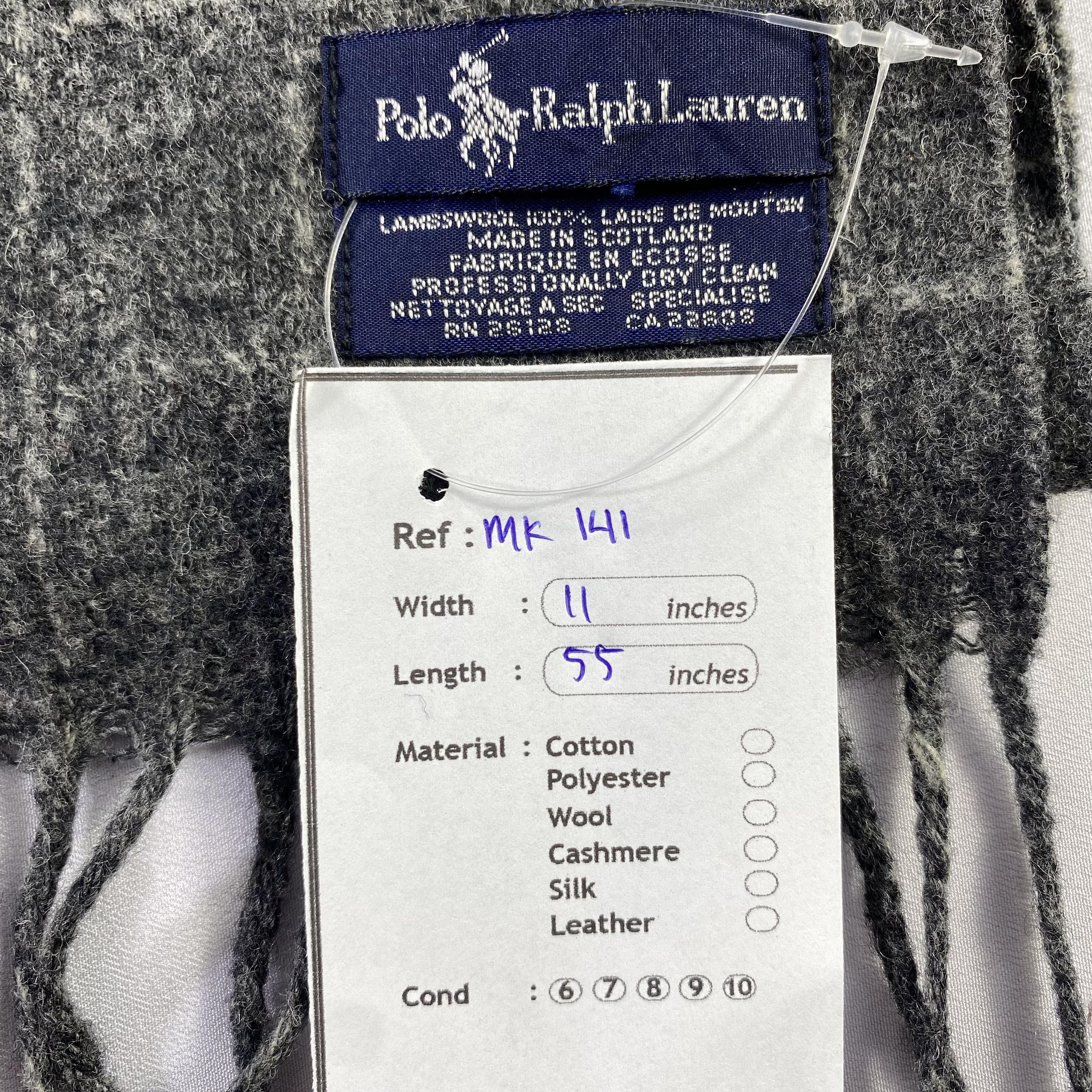 Polo Ralph Lauren Polo Ralph Lauren Scarf Plaid Neck Wrap Wool Muffler Size ONE SIZE - 6 Thumbnail