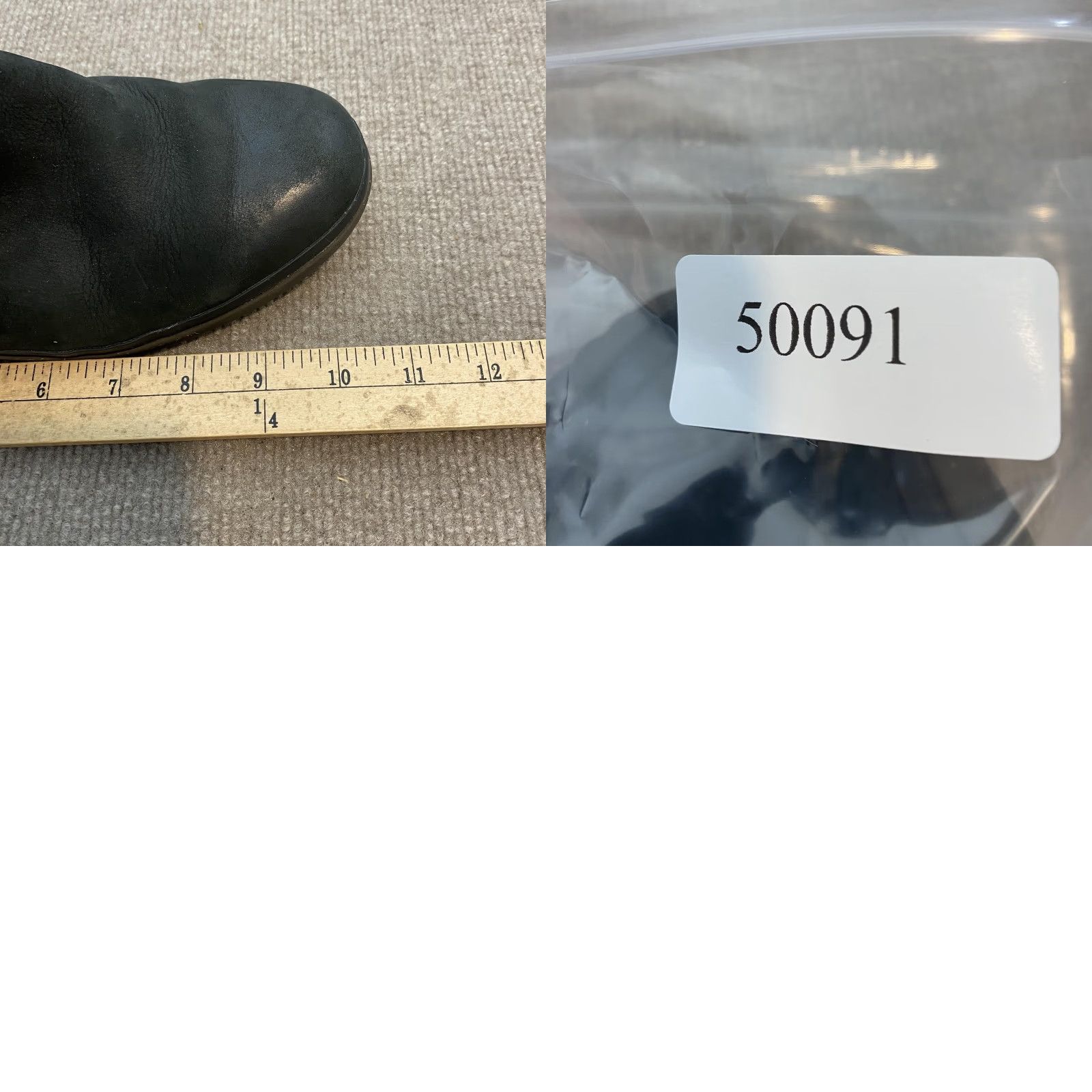 Ugg UGG Boots Womens Size 10 Black Leather Shearling Mid Calf Waterproof Zip Buckle Boots Size US 10 / IT 40 - 9 Thumbnail