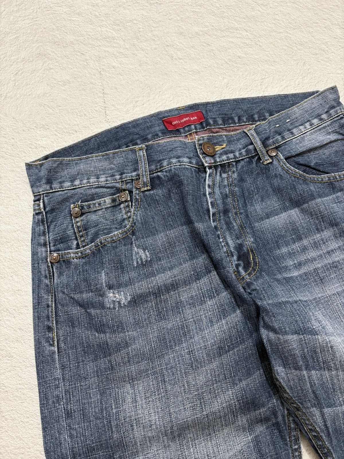 Number (N)ine 2000s Anti label japan wash denim Y2k style Size US 33 - 3 Thumbnail