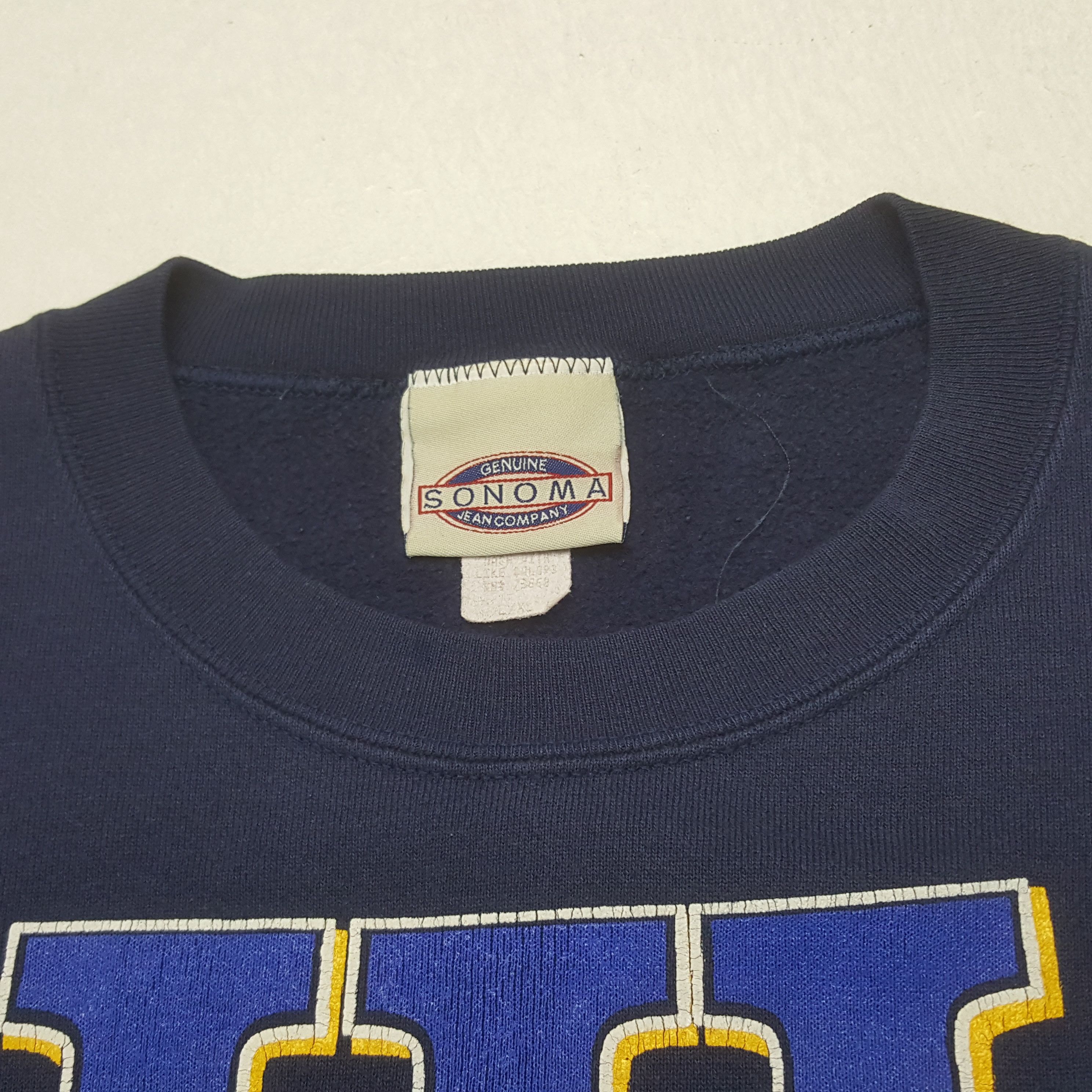 Vintage Vintage Michigan University Wolverine 90s Sweatshirt C3030N2 Size US XL / EU 56 / 4 - 4 Thumbnail