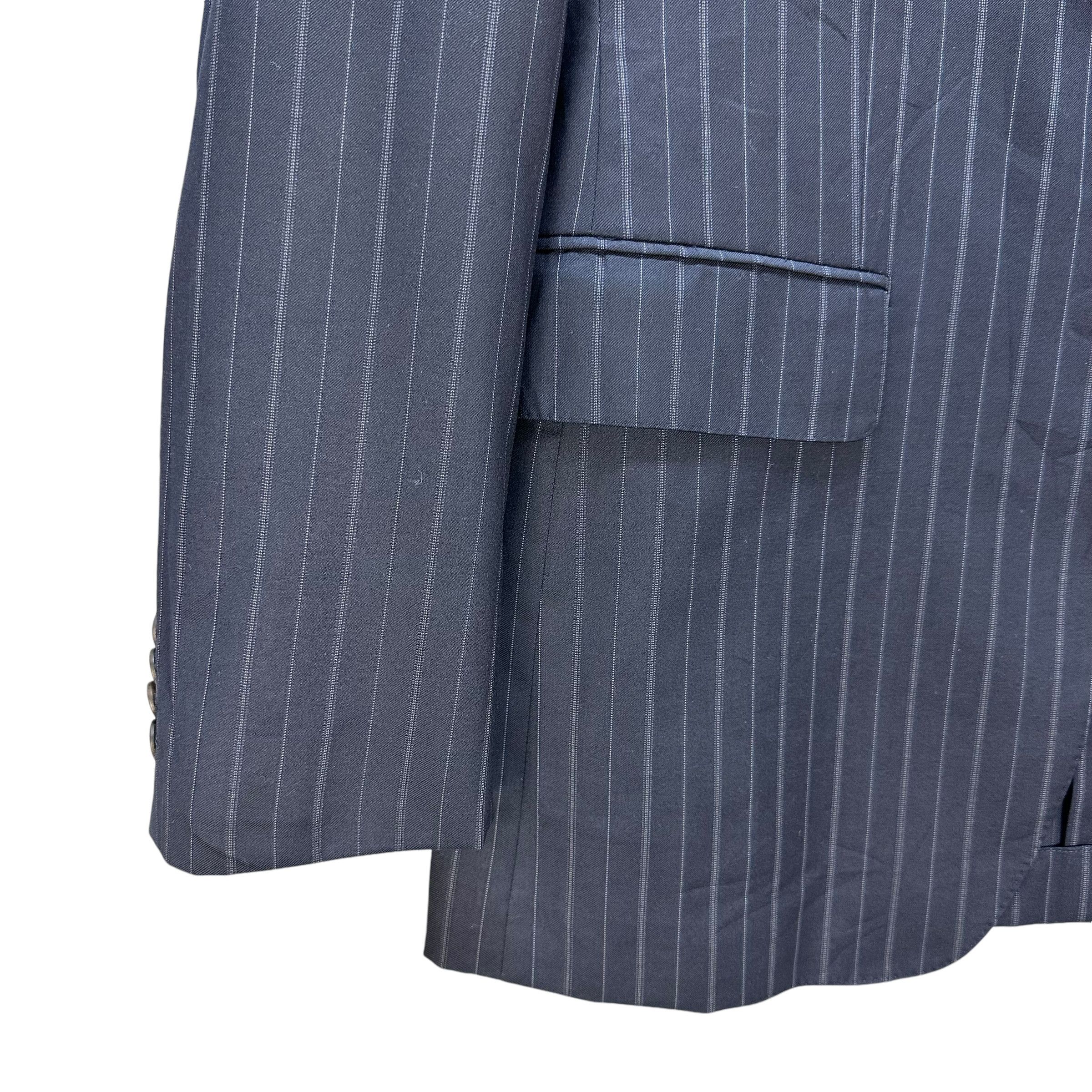 Paul Smith PAUL SMITH Loro Piana Wool Striped Suit Jacket #A55-1260 Size US XL / EU 56 / 4 - 4 Thumbnail