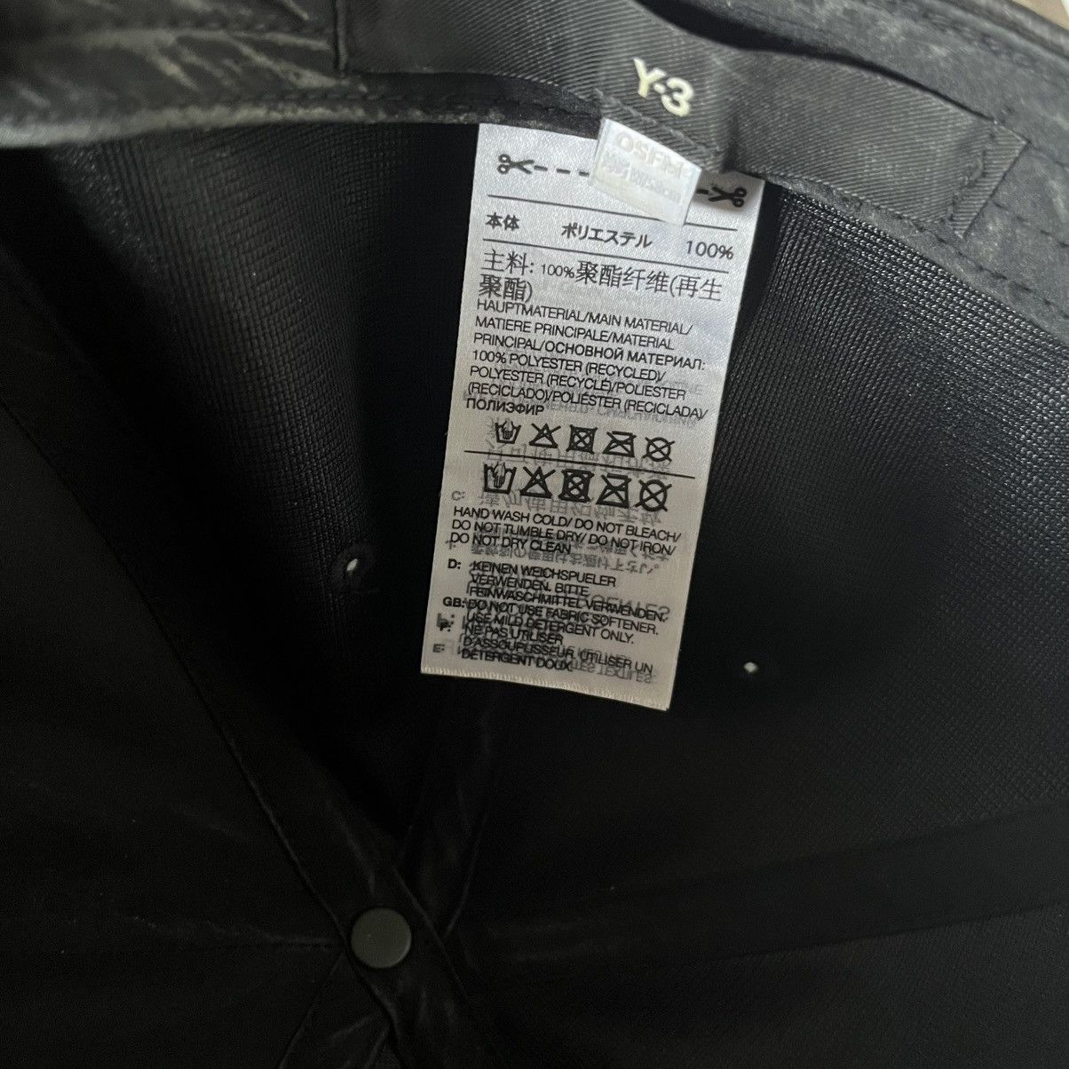 Y-3 Y-3 Black Embroidered Cap Size ONE SIZE - 2 Thumbnail