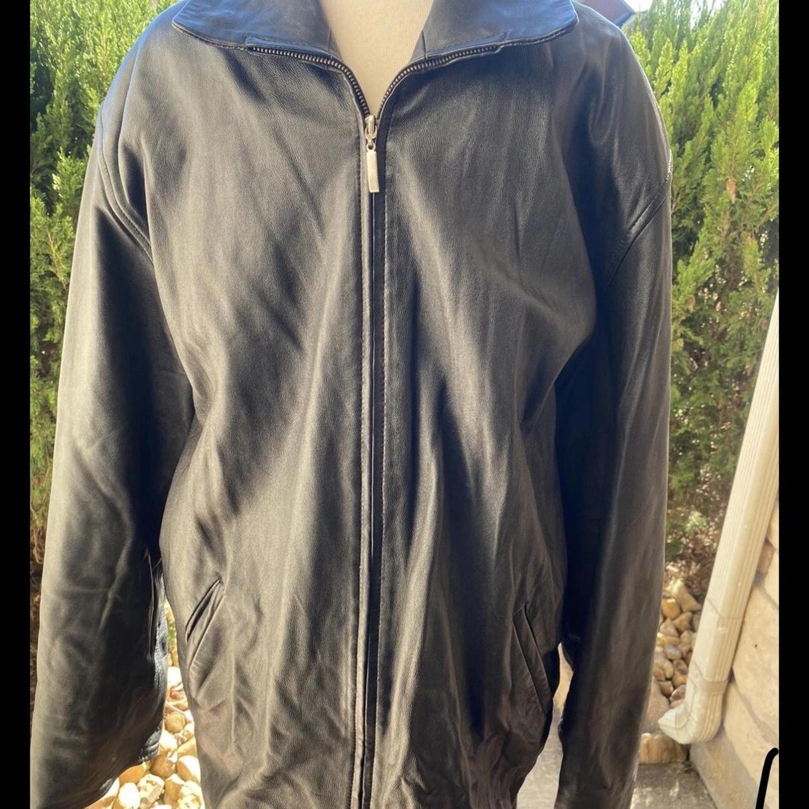 Other Black leather bomber jacket #leatherjacket #bomberjacket Size US XL / EU 56 / 4 - 1 Thumbnail
