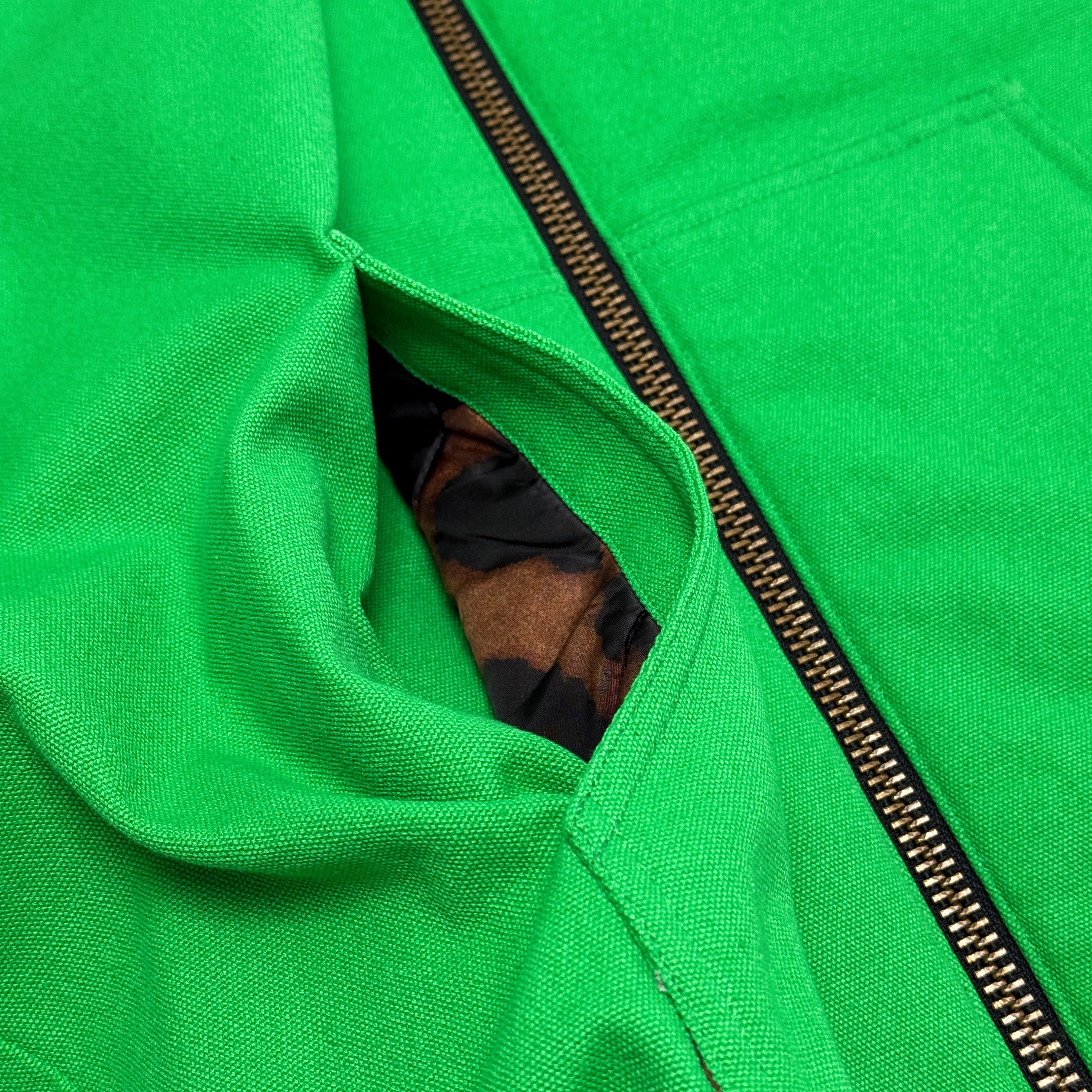 Carhartt Suture Studios 16oz. Canvas Hooded Work Jacket Green Leopard Size US S / EU 44-46 / 1 - 7 Thumbnail