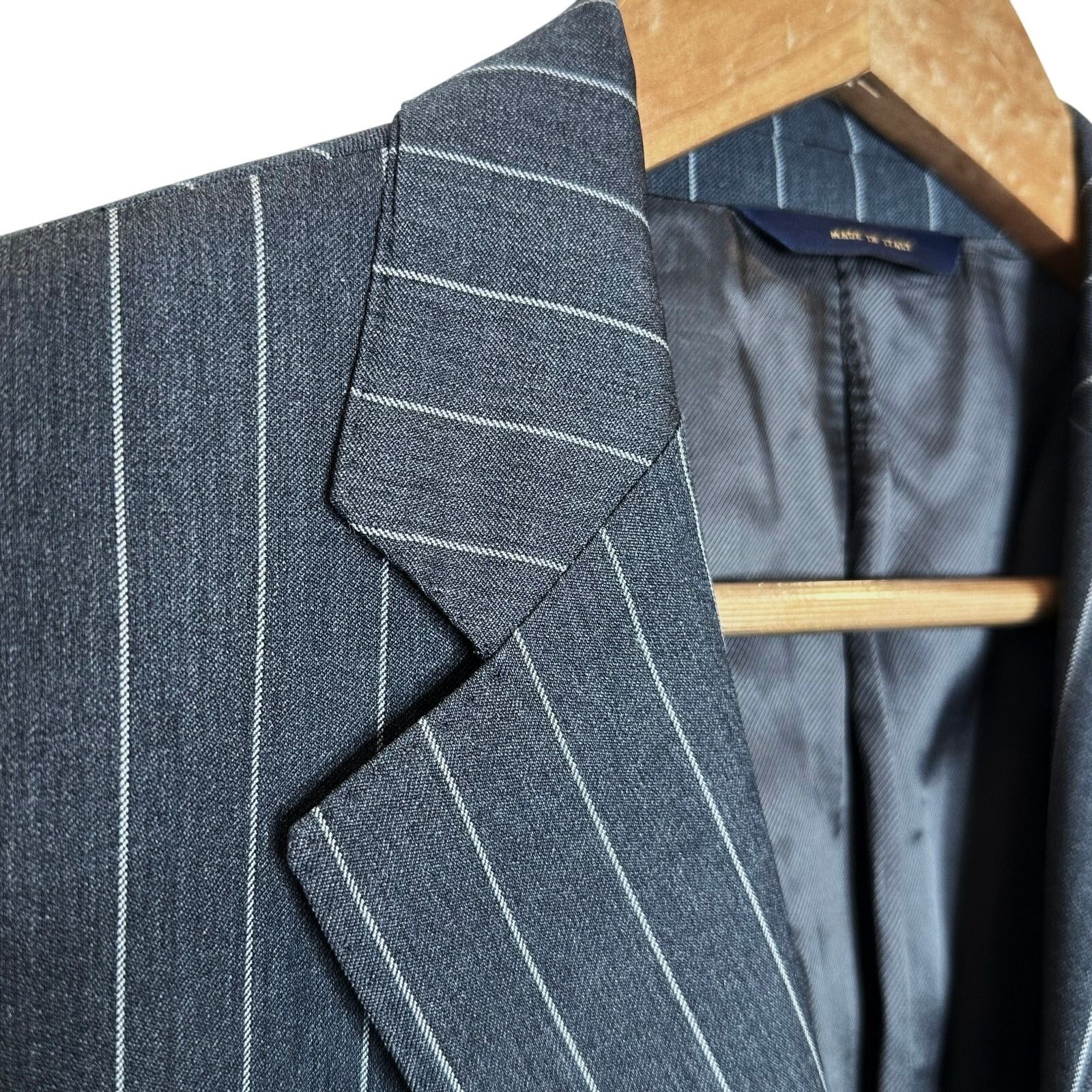 Brooks Brothers Brooks Brothers Regent Fit Wool Pinstripe 1818 Suit Blazer Size 40L - 17 Thumbnail