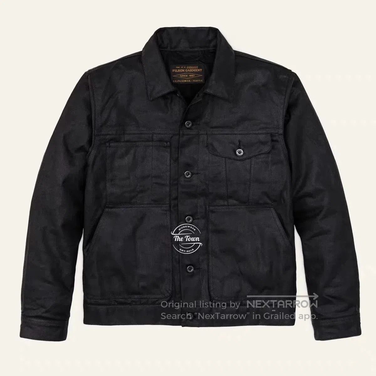 Filson Filson Cruiser Waxed Canvas Jacket. Size US XL / EU 56 / 4 - 1 Thumbnail
