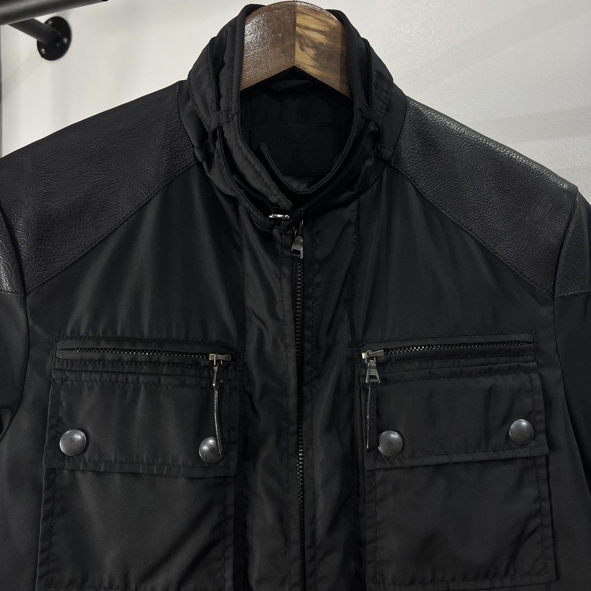 Prada Prada Nylon Leather Bomber Jacket Size US S / EU 44-46 / 1 - 2 Thumbnail