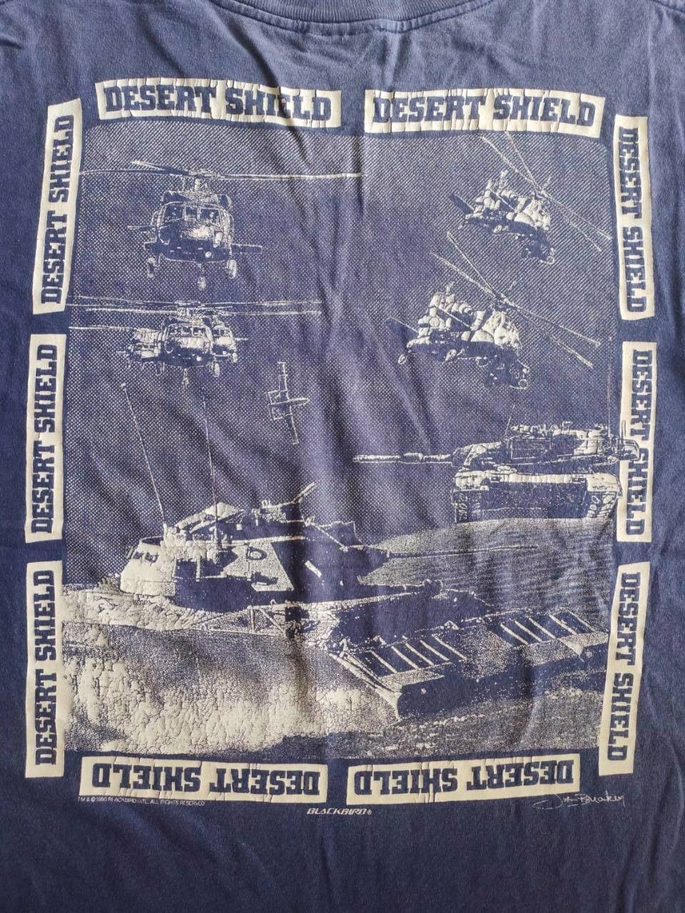 Other 1990 Blackbird Operation Desert Shield T-shirt Navy M 19/27 Size US M / EU 48-50 / 2 - 7 Thumbnail