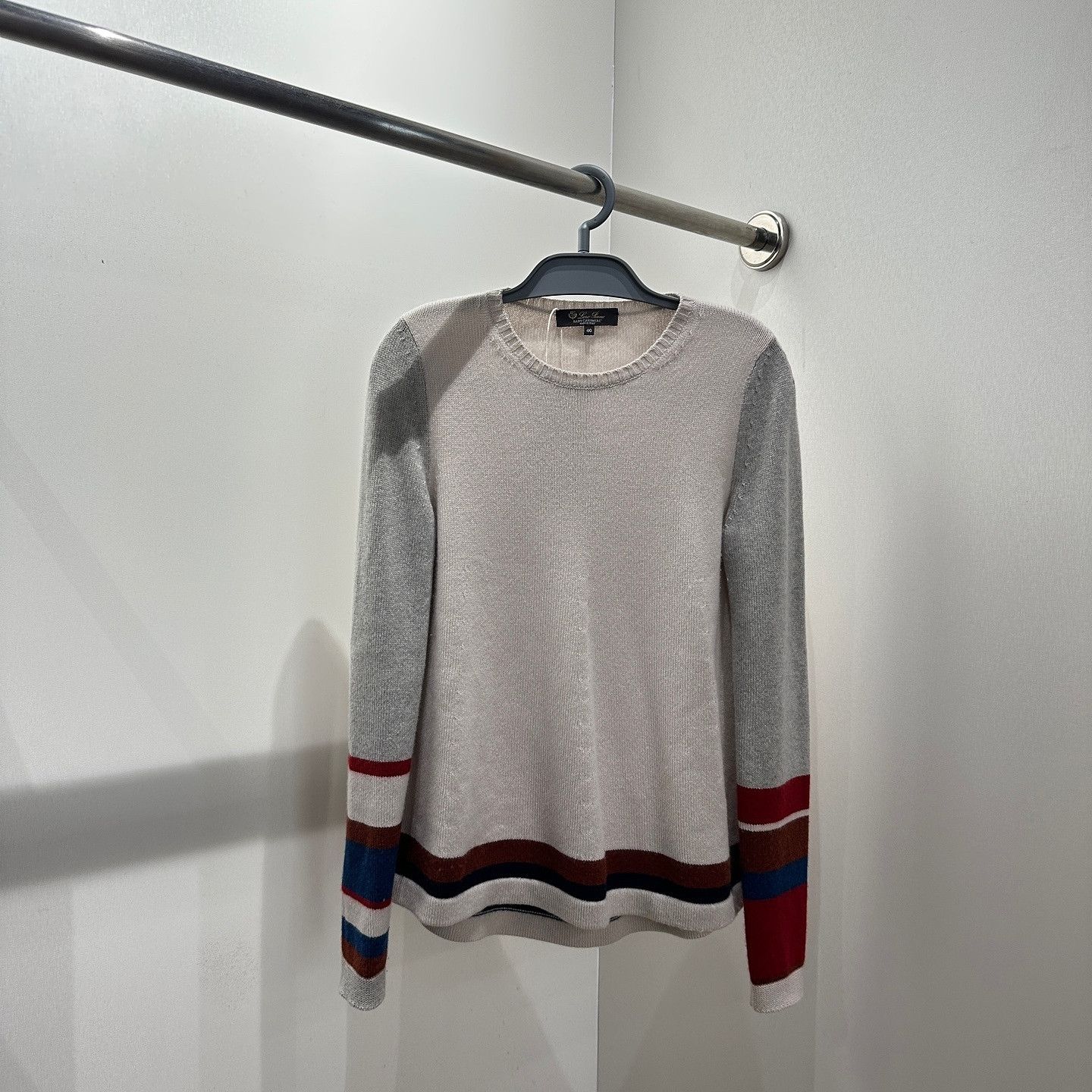 Loro Piana Loro Piana Striped Baby Cashmere Sweater Size 40 Size S / US 4 / IT 40 - 1 Thumbnail