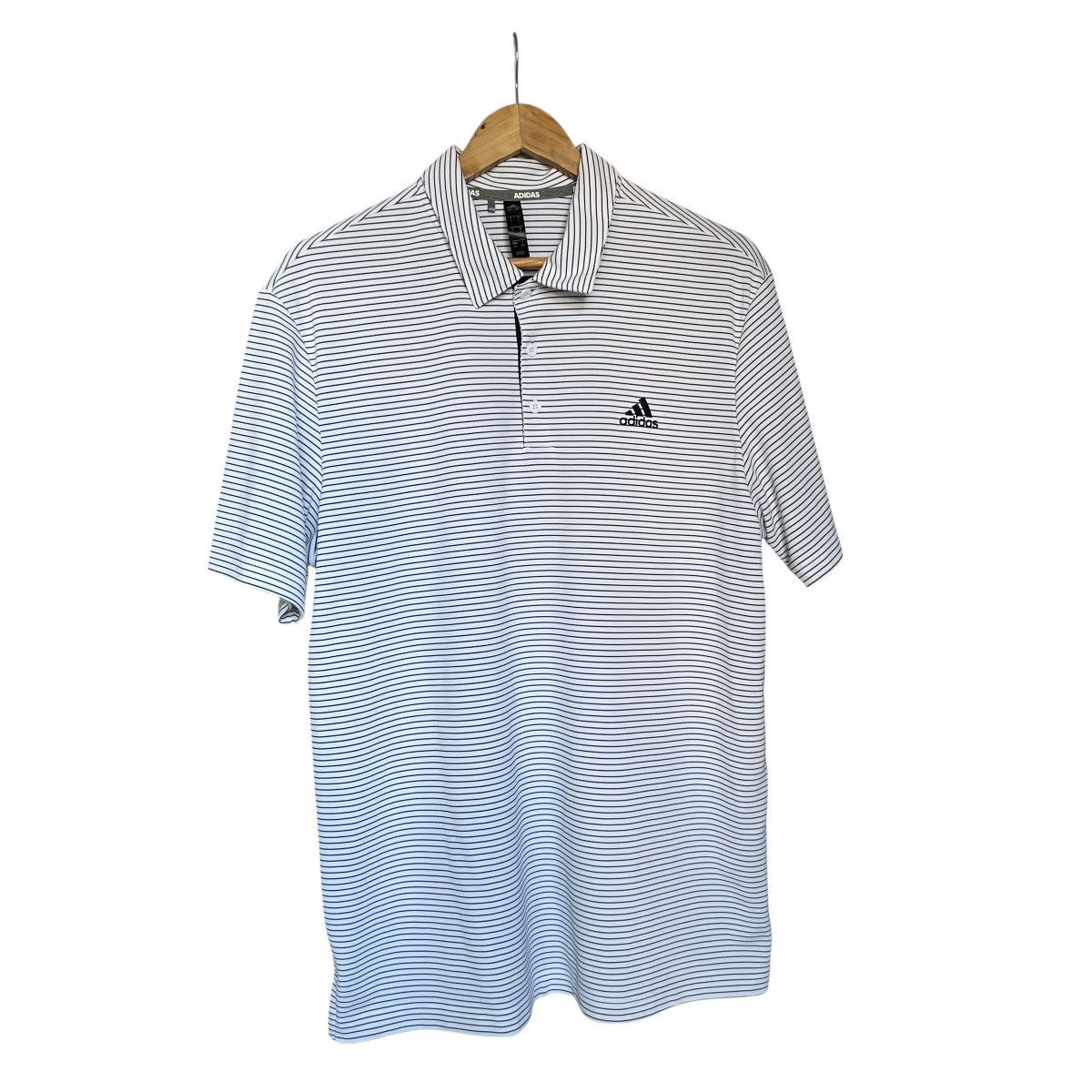 Adidas Adidas Drive Pin Stripe Golf Polo Shirt Size US L / EU 52-54 / 3 - 1 Thumbnail
