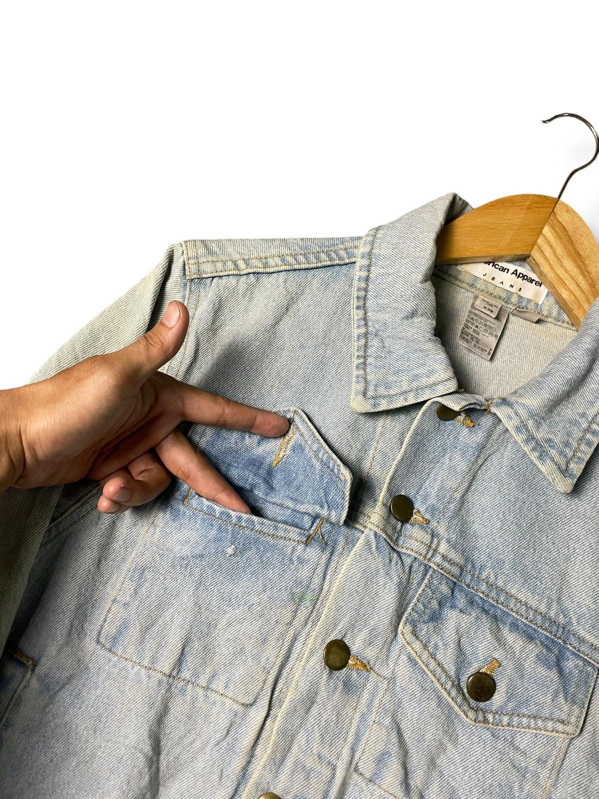 American Apparel American Apparel Denim Jacket (4) Size US XXS / EU 40 - 8 Thumbnail
