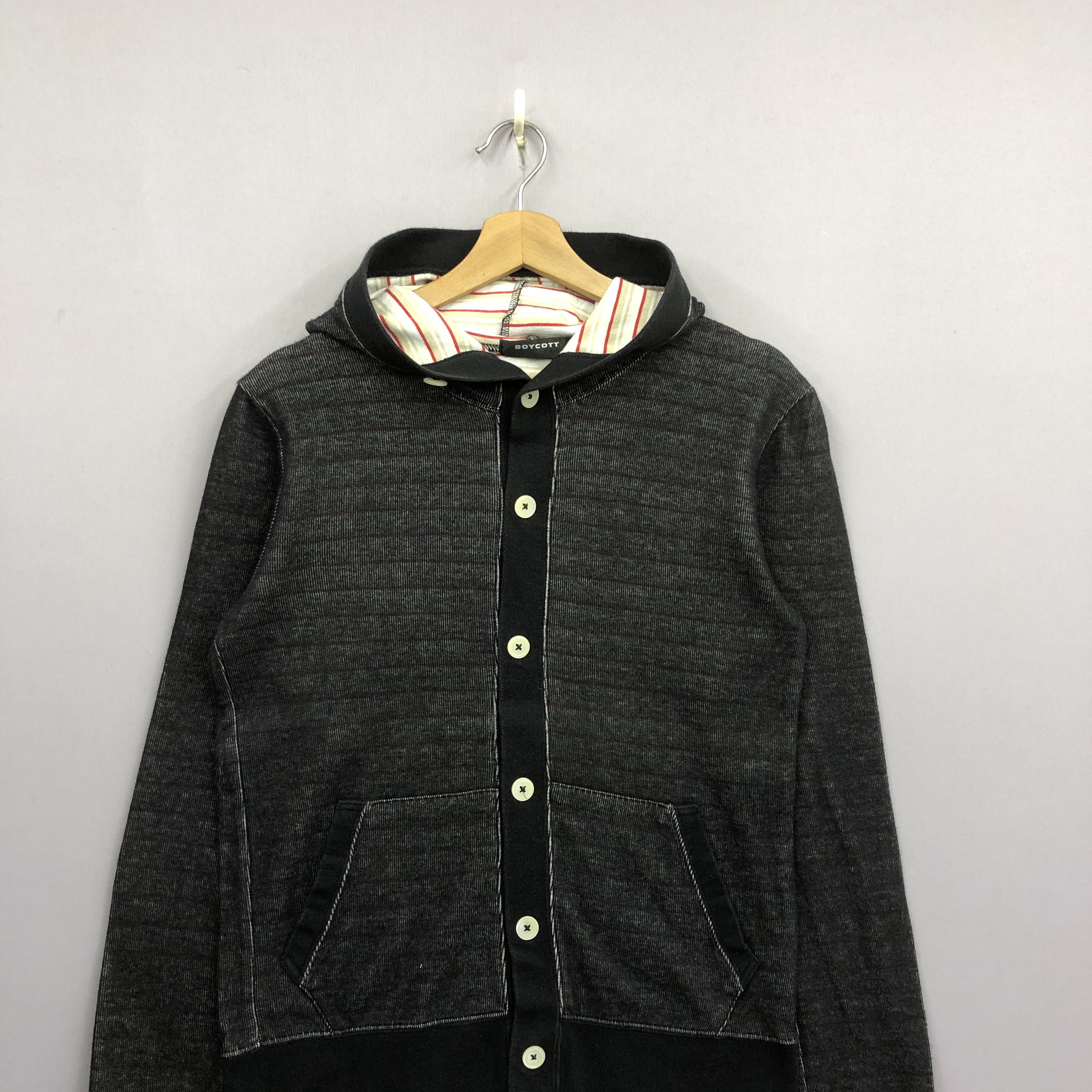 Japanese Brand Vintage Japanese Hoodie Sweater Boycott Cardigan Sweatshirt Size US M / EU 48-50 / 2 - 3 Thumbnail