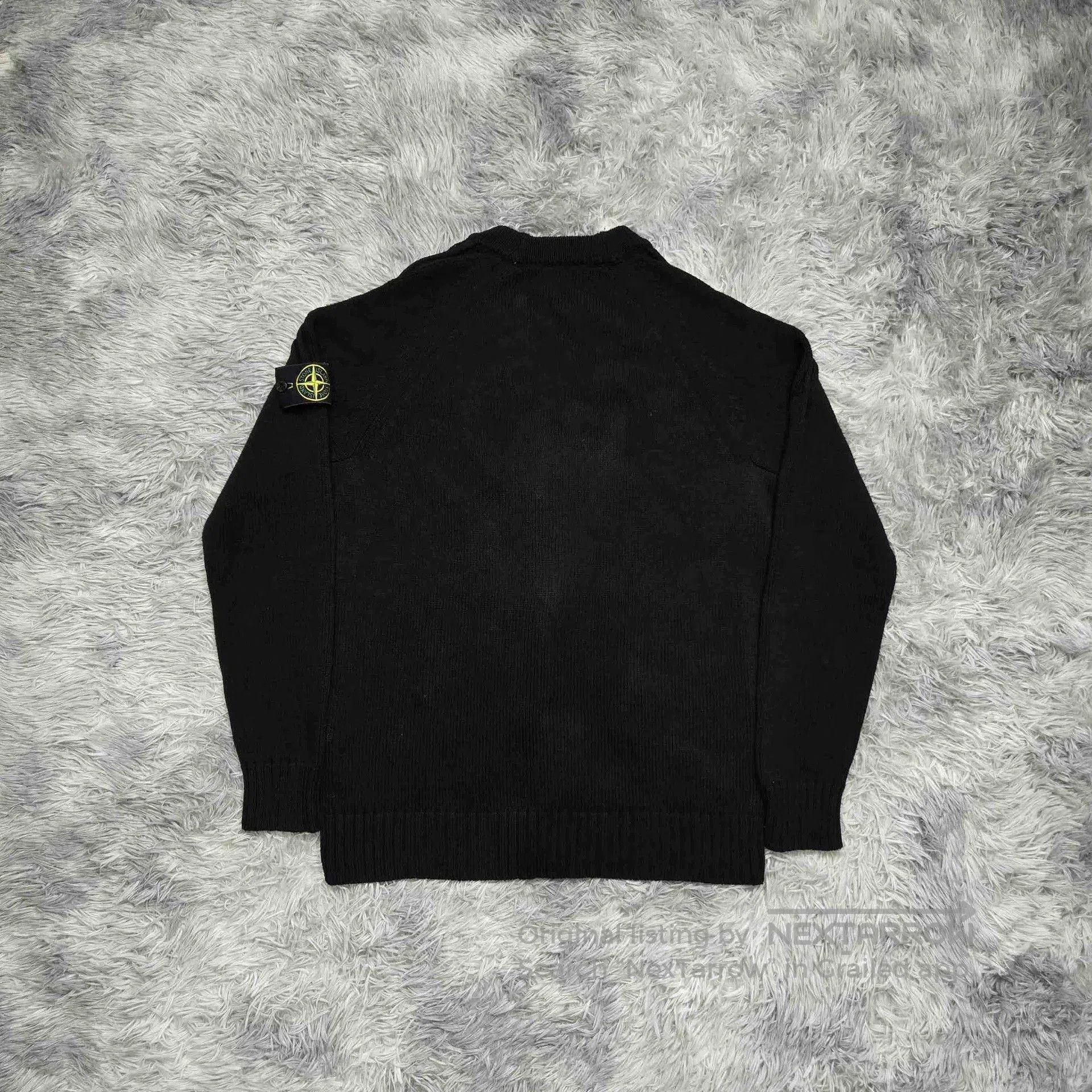Stone Island black wool v. Size US L / EU 52-54 / 3 - 2 Thumbnail