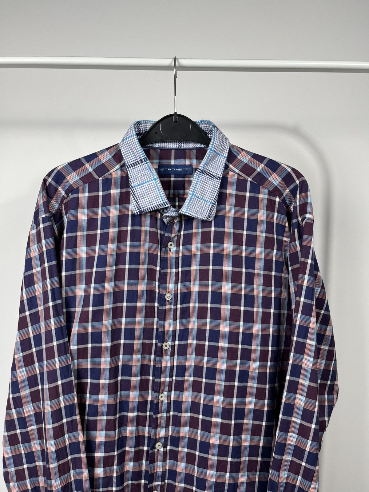 Etro Etro Men’s Plaid Button Down Shirt Made in Italy Long Sleeve Size US M / EU 48-50 / 2 - 3 Thumbnail