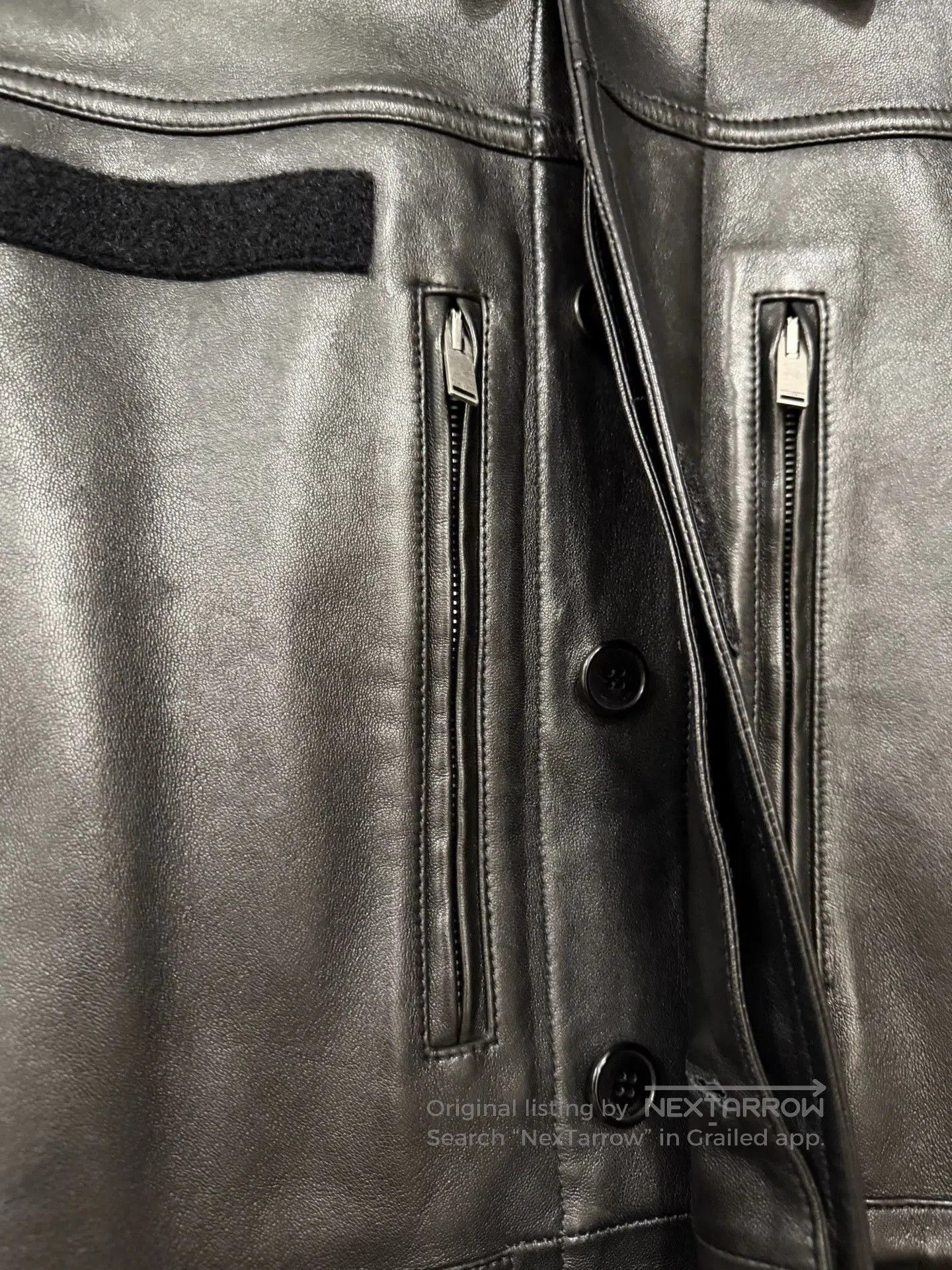 Saint Laurent Paris Saint Laurent 18FW Leather Hunting Jacket. Size US M / EU 48-50 / 2 - 5 Thumbnail