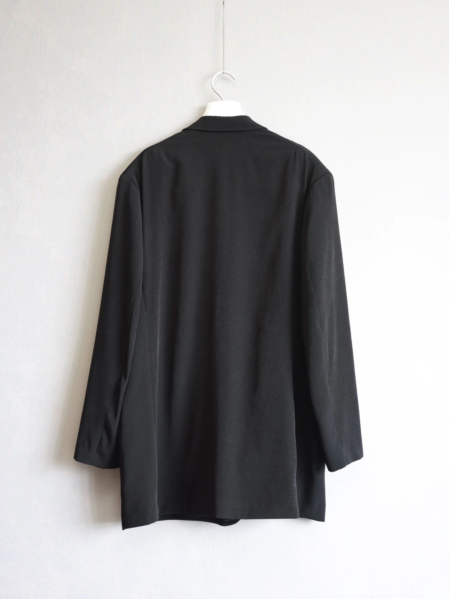 Yohji Yamamoto Yohji Yamamoto 24SS Girlfriend Triacetate Long Coat Size US XL / EU 56 / 4 - 4 Thumbnail