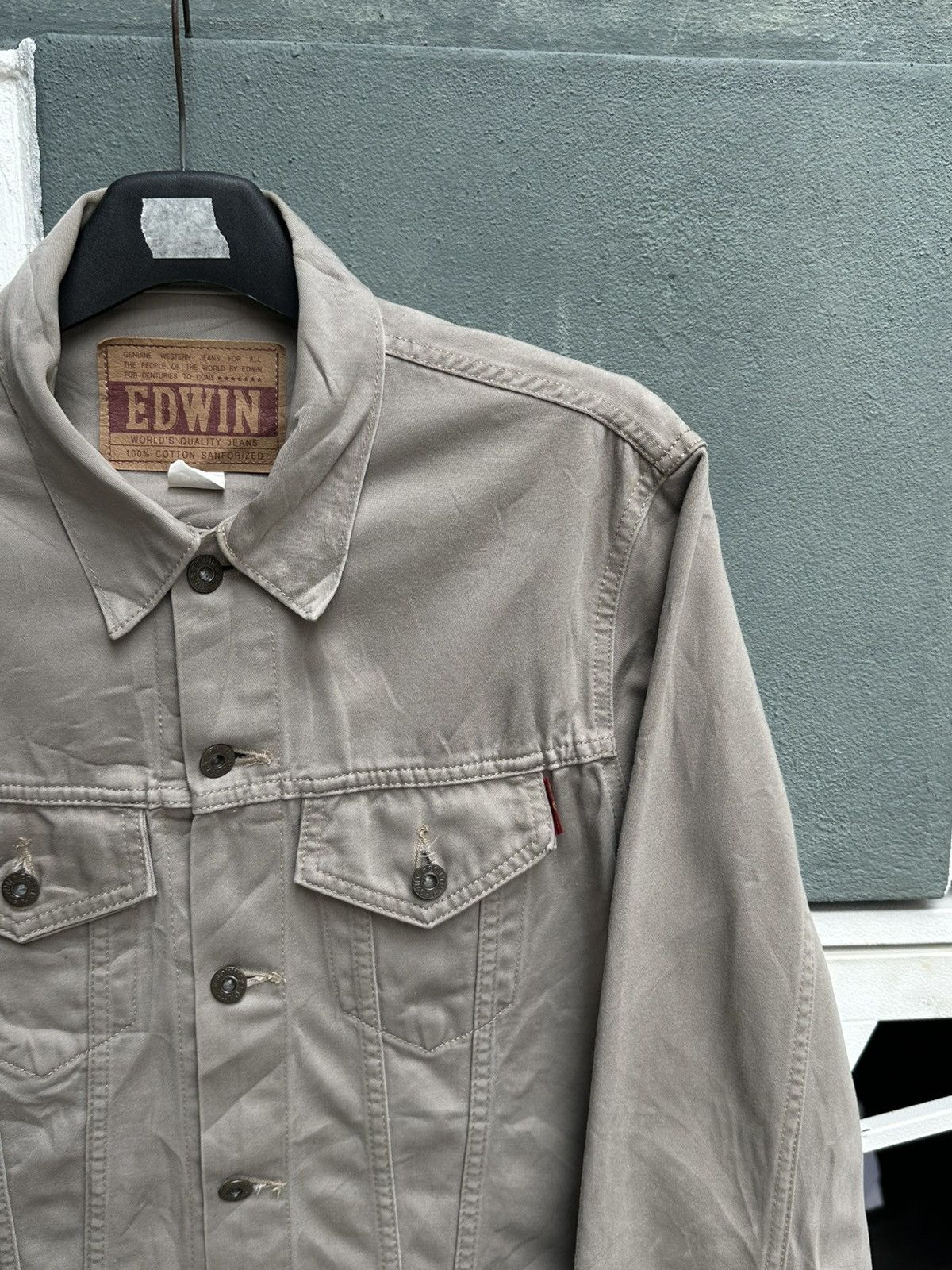 Edwin Vintage Edwin denim trucker jacket Size L / US 10 / IT 46 - 3 Thumbnail