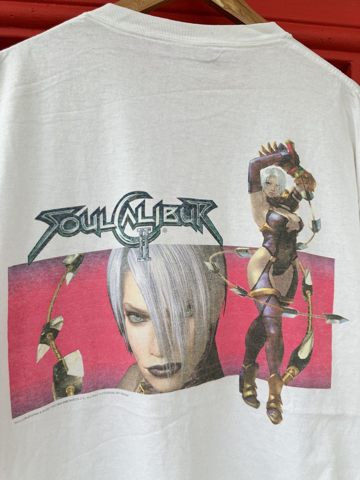 Playstation Vintage 2002 Soul Calibur 2 Arcade Games by Namco Promo Tee Size US L / EU 52-54 / 3 - 3 Thumbnail