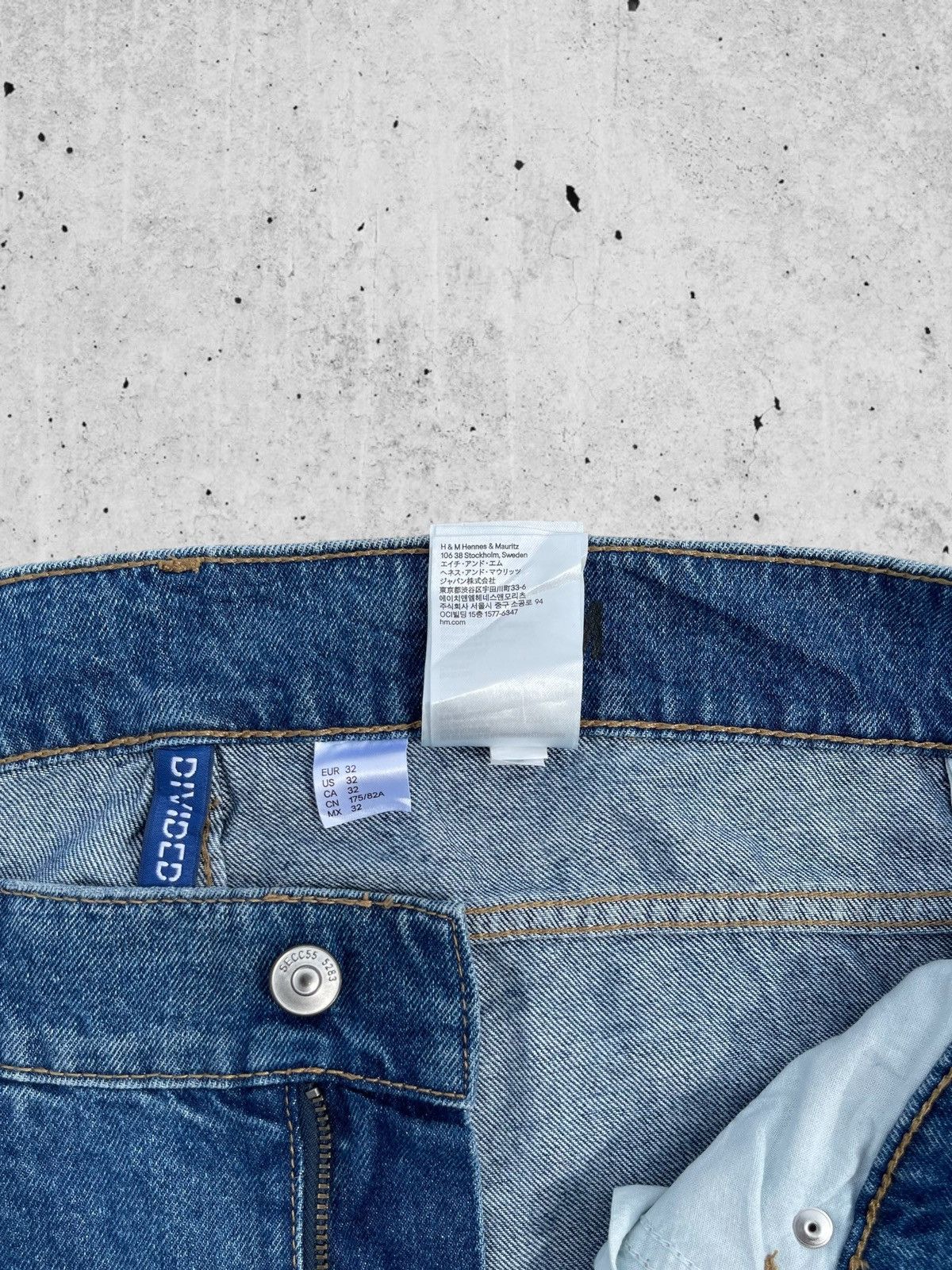 Jean 🔥 Devided Blue Distressed Denim Streetwear W34🔥 Size US 34 / EU 50 - 6 Thumbnail