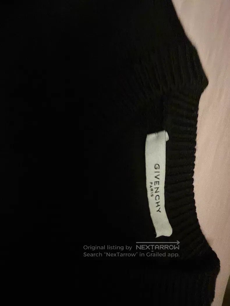 Givenchy Givenchy Letter Logo Embroidered Knit Sweater Size US M / EU 48-50 / 2 - 3 Thumbnail