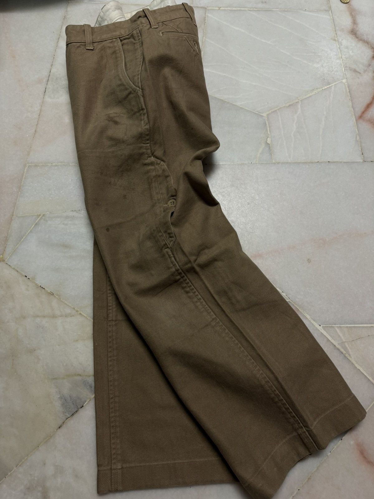 MasterPiece BAGGY WORKWEAR MASTERPIECE.CO POCKET PANTS MADE IN JAPAN Size US 29 - 11 Thumbnail