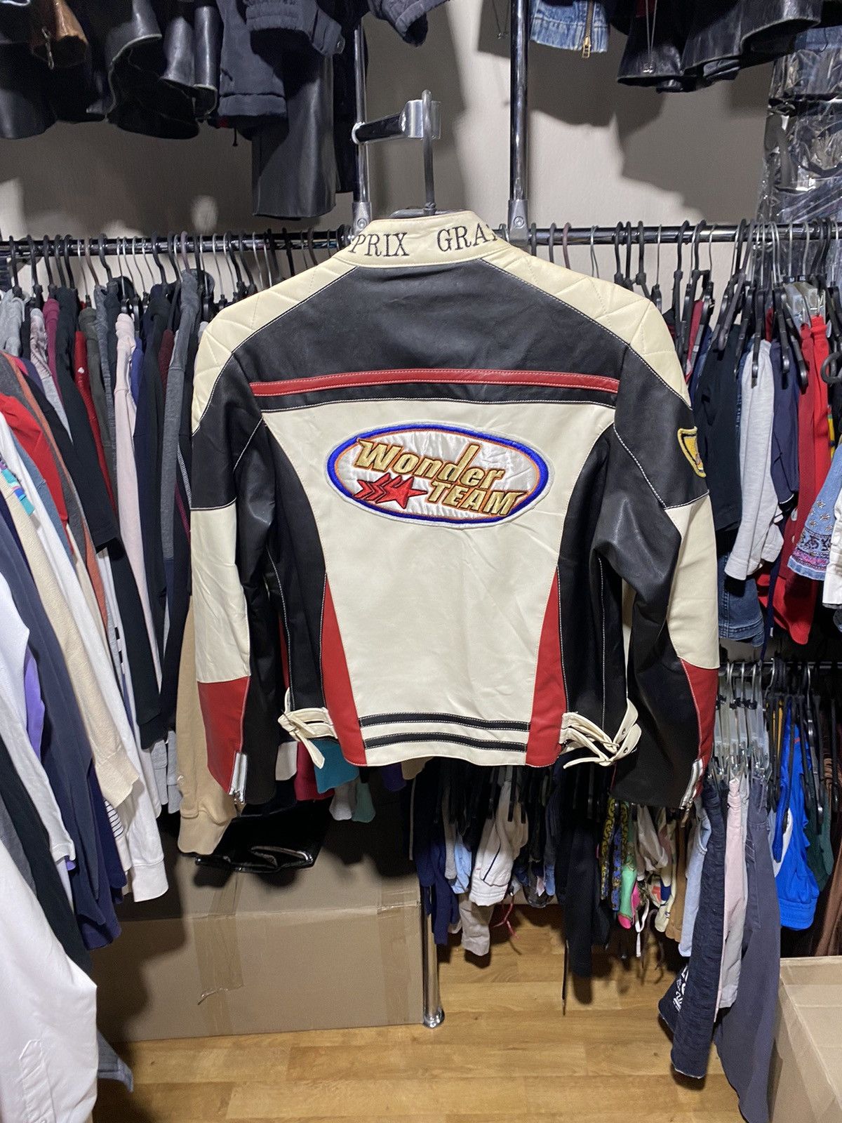 Vintage Vintage leather Diesel Racing Jacket distressed AvantGarage ...