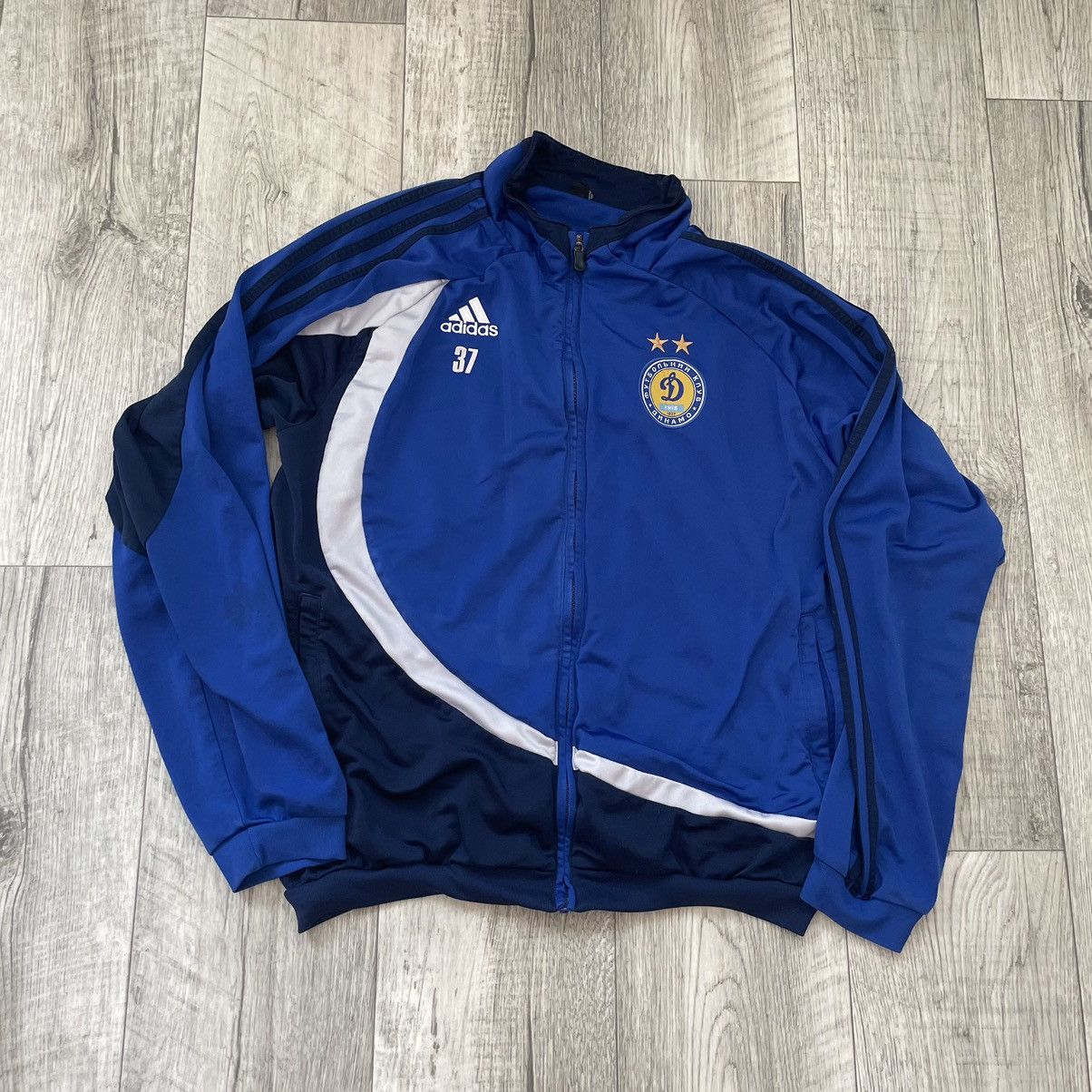 Adidas × Vintage Adidas DYNAMO track jacket 90s bomber Ukraine UA Size US L / EU 52-54 / 3 - 1 Thumbnail