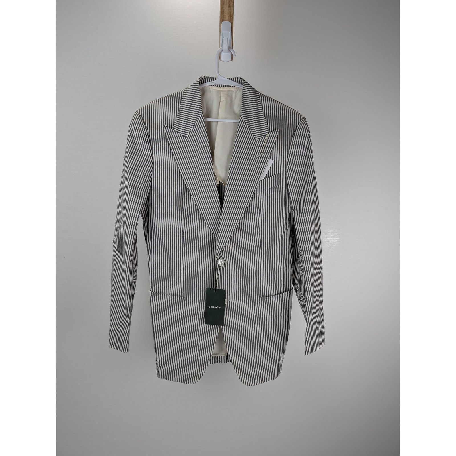 Tom Ford o1rshd1 CC20 Vestes Blousons Blazer Jacket in Blue/White Size US M / EU 48-50 / 2 - 1 Thumbnail