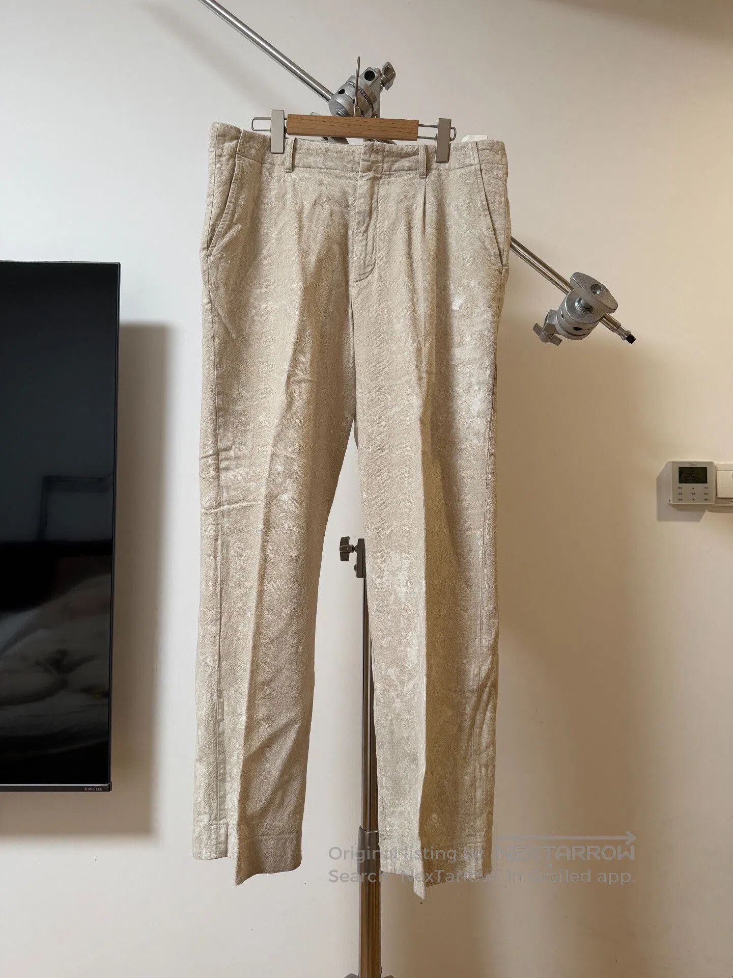 Our Legacy Our Legacy Borrowed Chino White Splatter. Size US 32 / EU 48 - 1 Thumbnail