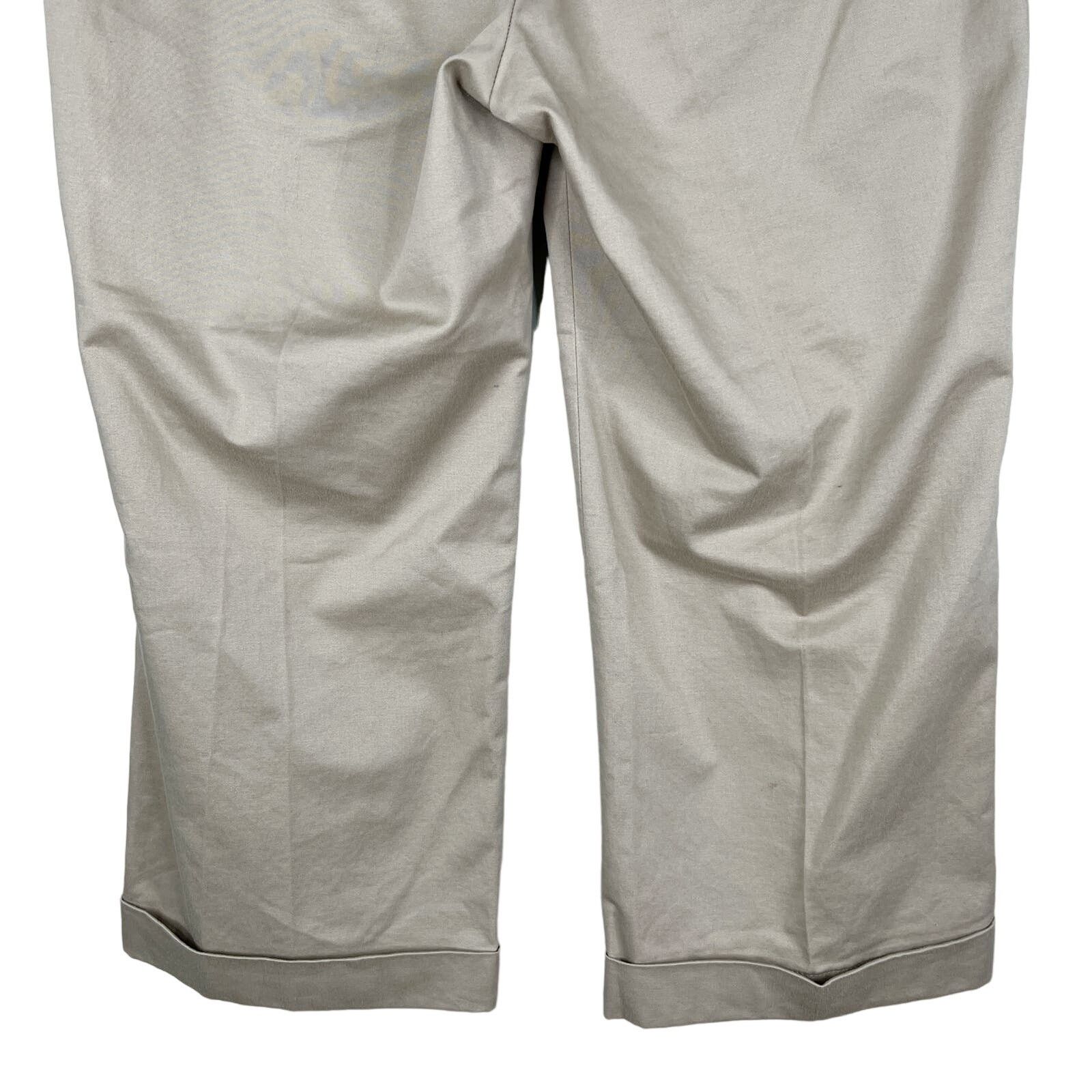 Gap Gap Capris Khaki 10 Modern Fit Cropped Cuffed Stretch New Size 32" / US 10 / IT 46 - 4 Thumbnail