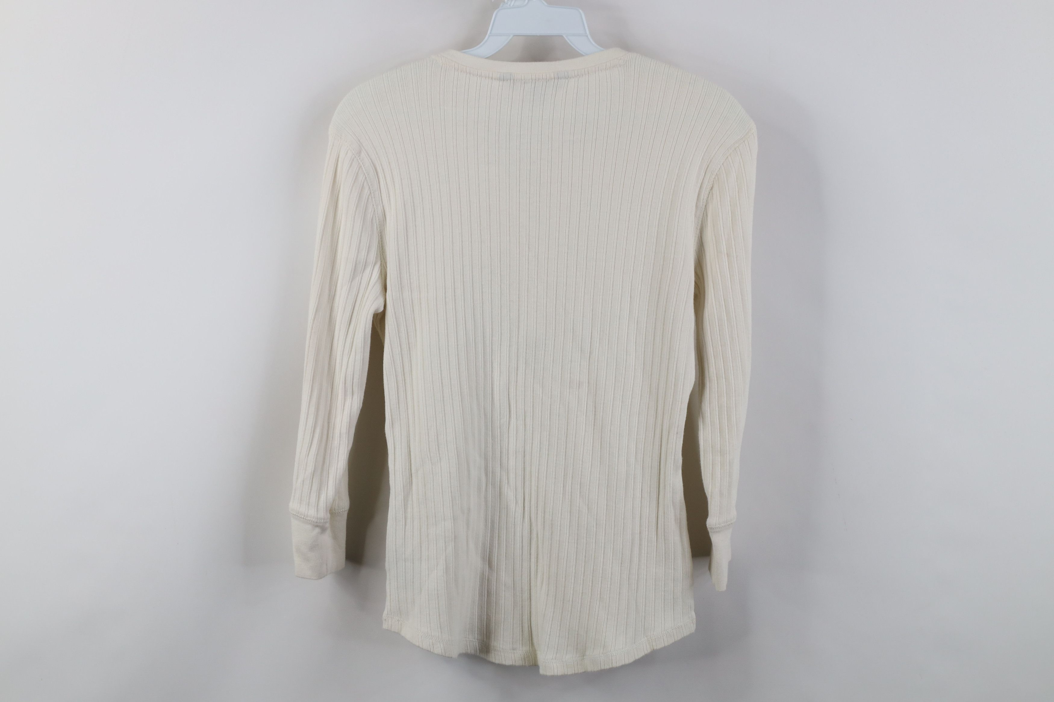 Polo Ralph Lauren Vintage 90s Y2K Ralph Lauren Ribbed Knit Tie Lace T-Shirt Size S / US 4 / IT 40 - 11 Thumbnail