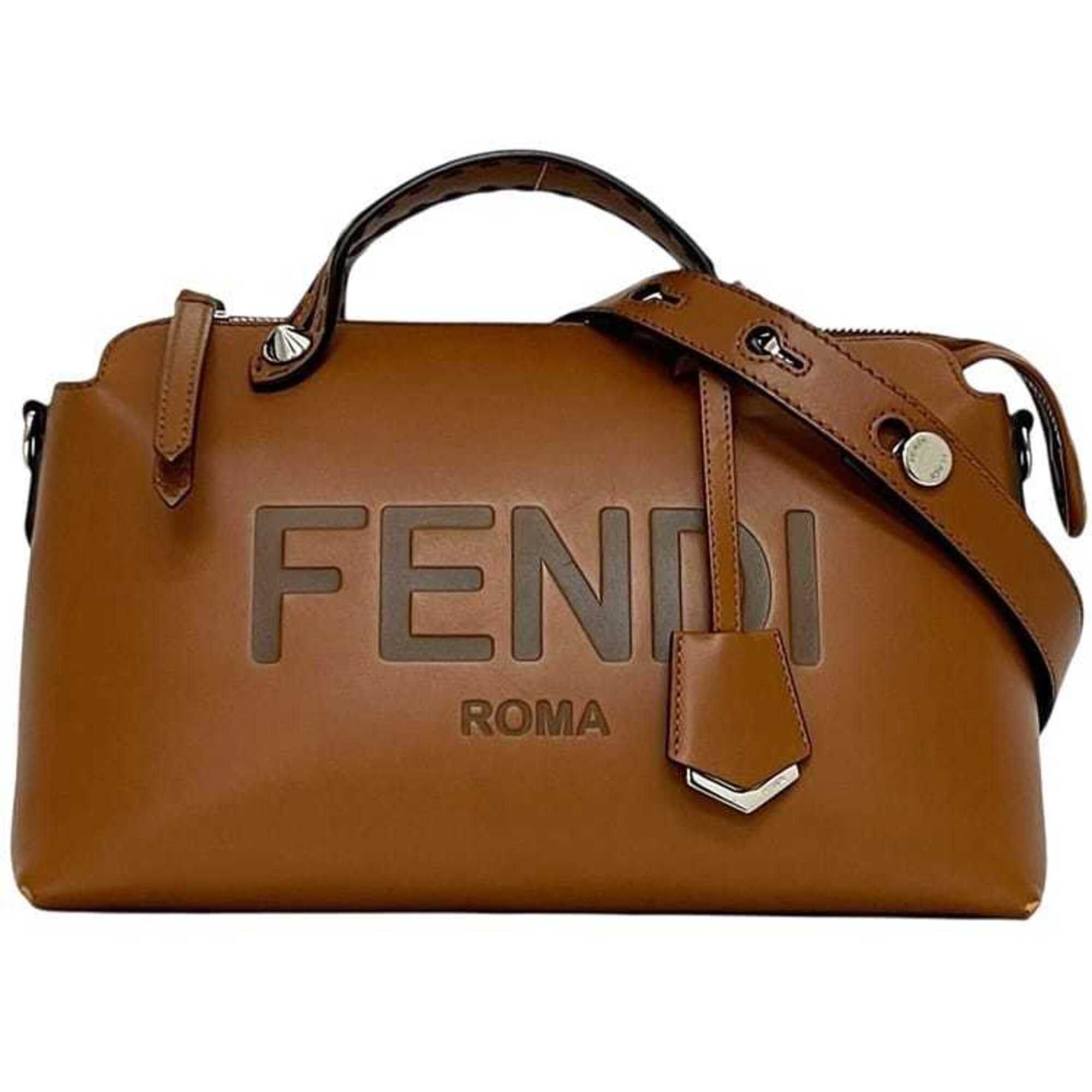 Fendi Fendi By The Way Shoulder Bag, Medium, Brown, 8BL146, 2-way bag, Leather, 146 AC9L 1285-209 FENDI Size ONE SIZE - 1 Thumbnail