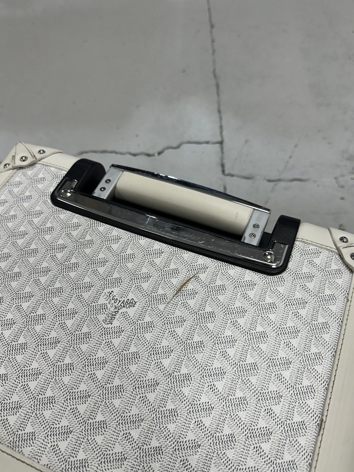 Goyard Goyard Bourget PM Trolley Suitcase White 23L Size ONE SIZE - 11 Thumbnail