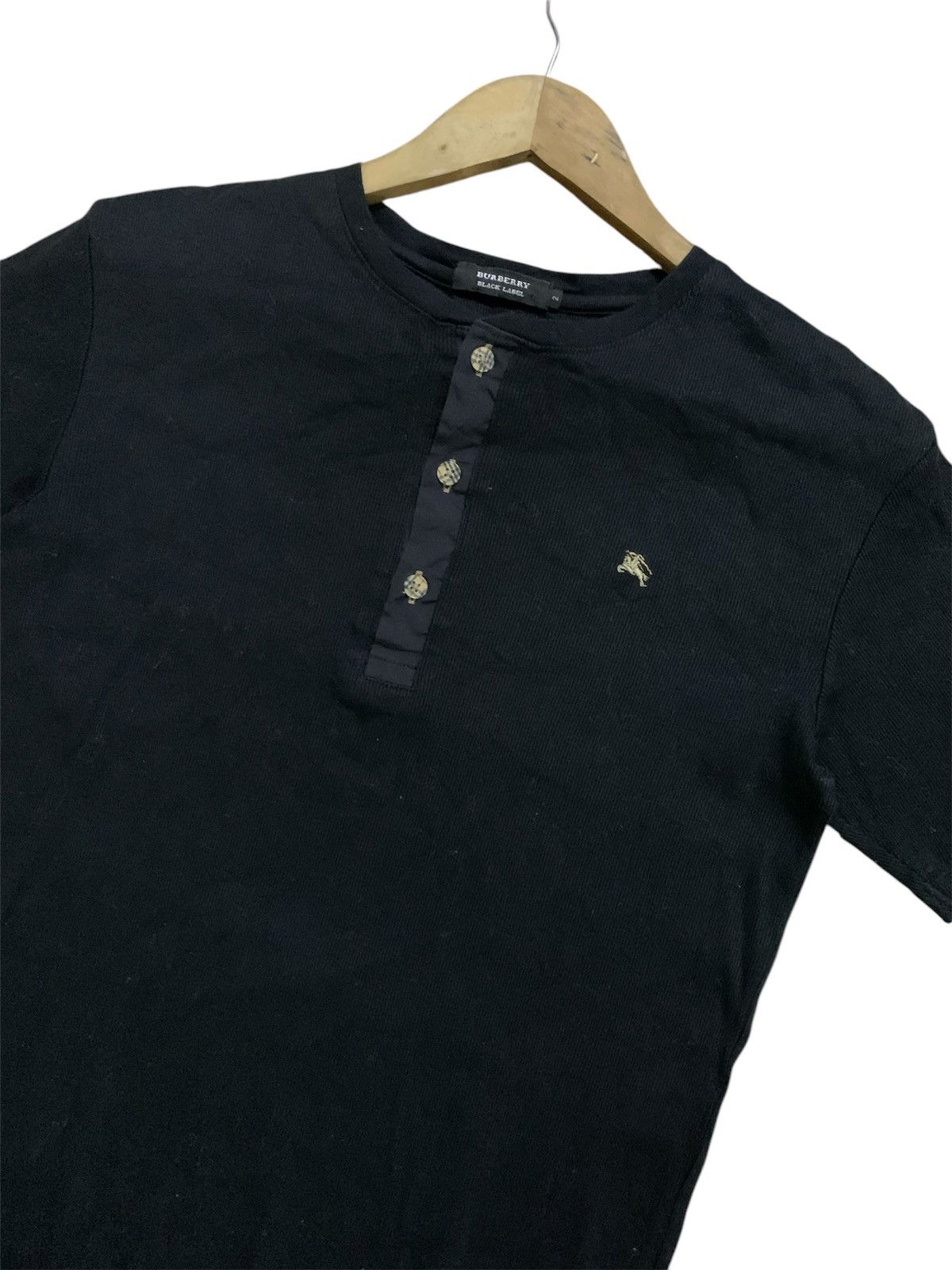 Burberry Burberry Novacheck Button Black Shirt Size S / US 4 / IT 40 - 2 Thumbnail