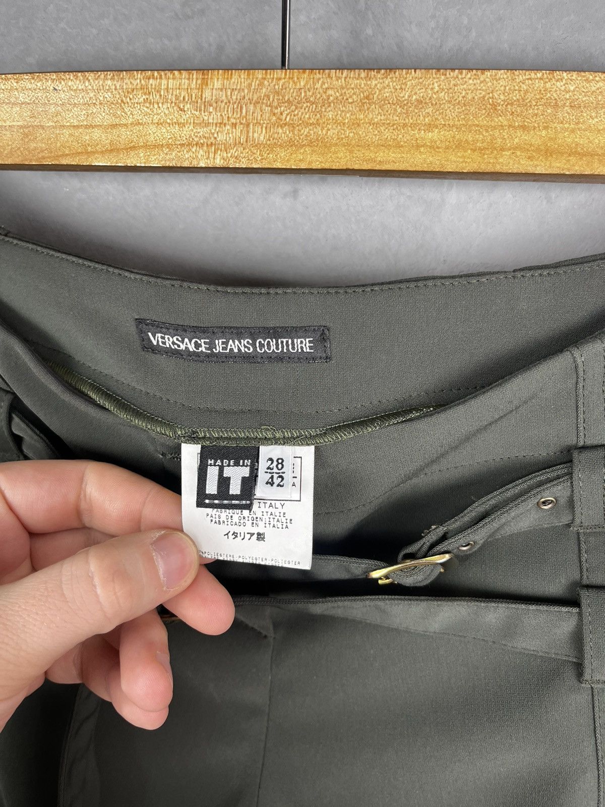 Versace × Versace Jeans Couture Versace Y2K pants Size 28" / US 6 / IT 42 - 6 Thumbnail